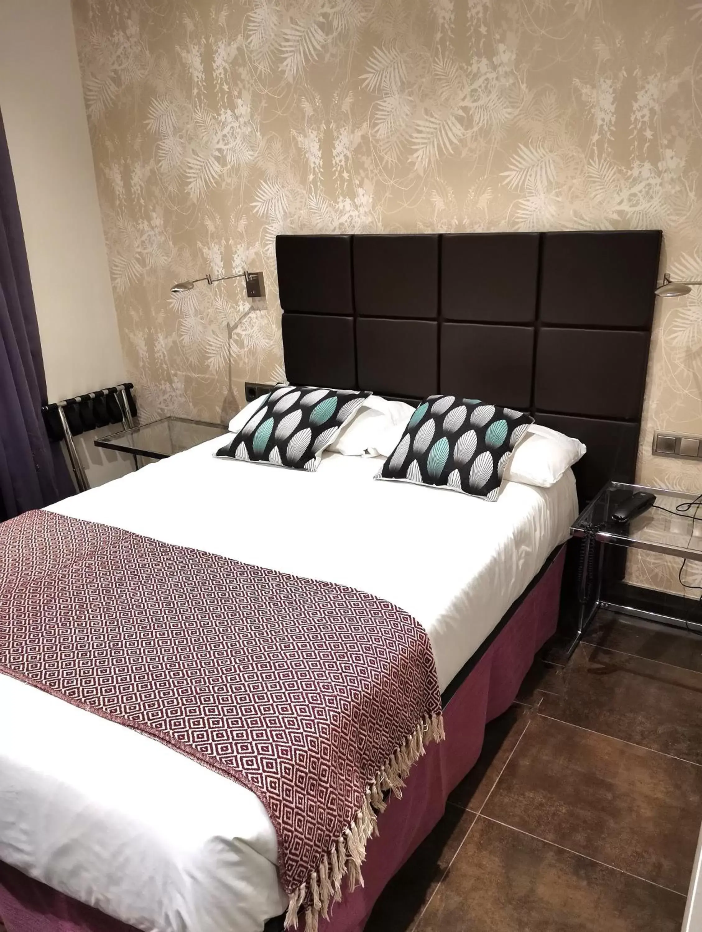 Bed in Hotel Lloret Ramblas