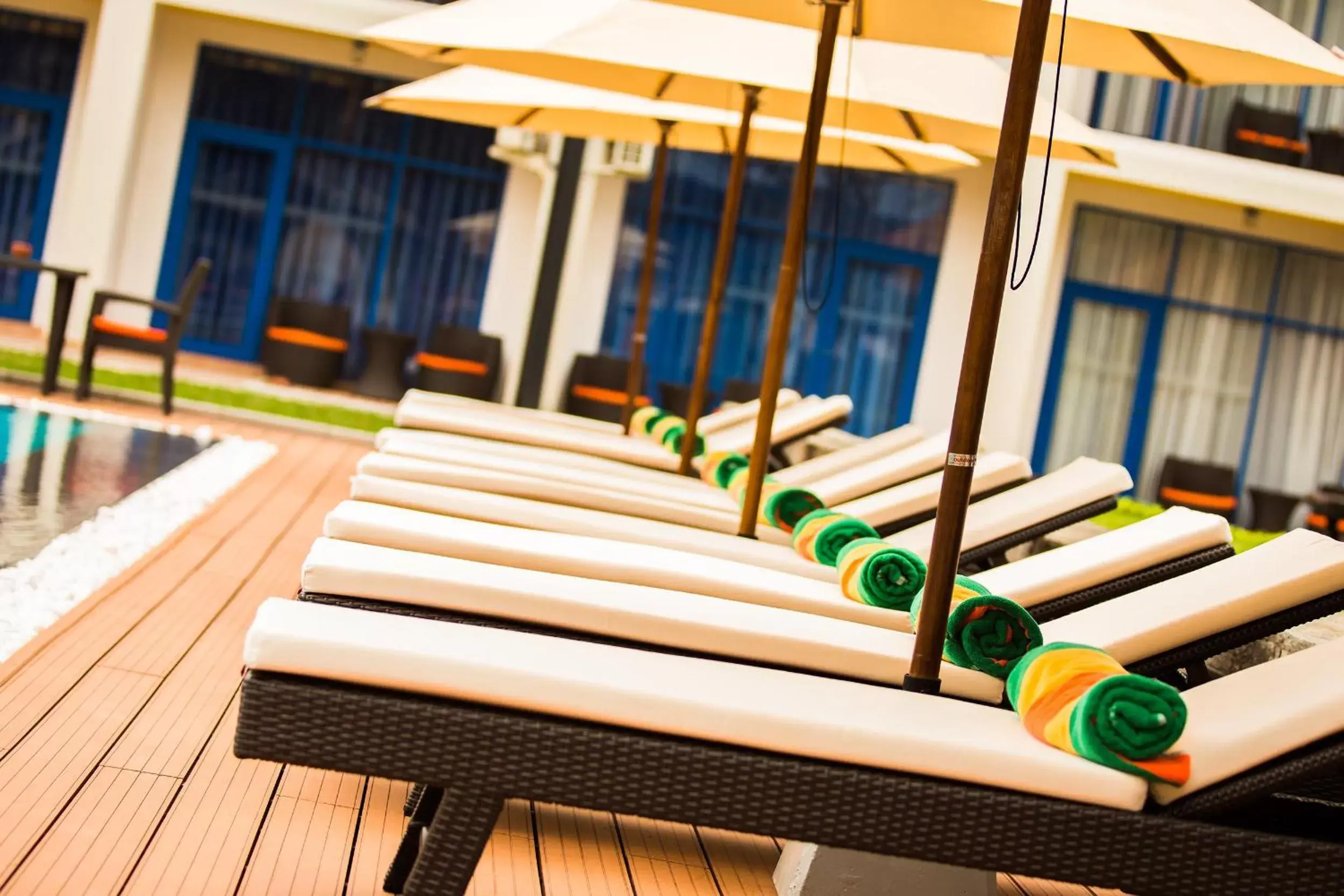 Facade/entrance in Camelot Beach Hotel Facade/entrance in Camelot Beach Hotel