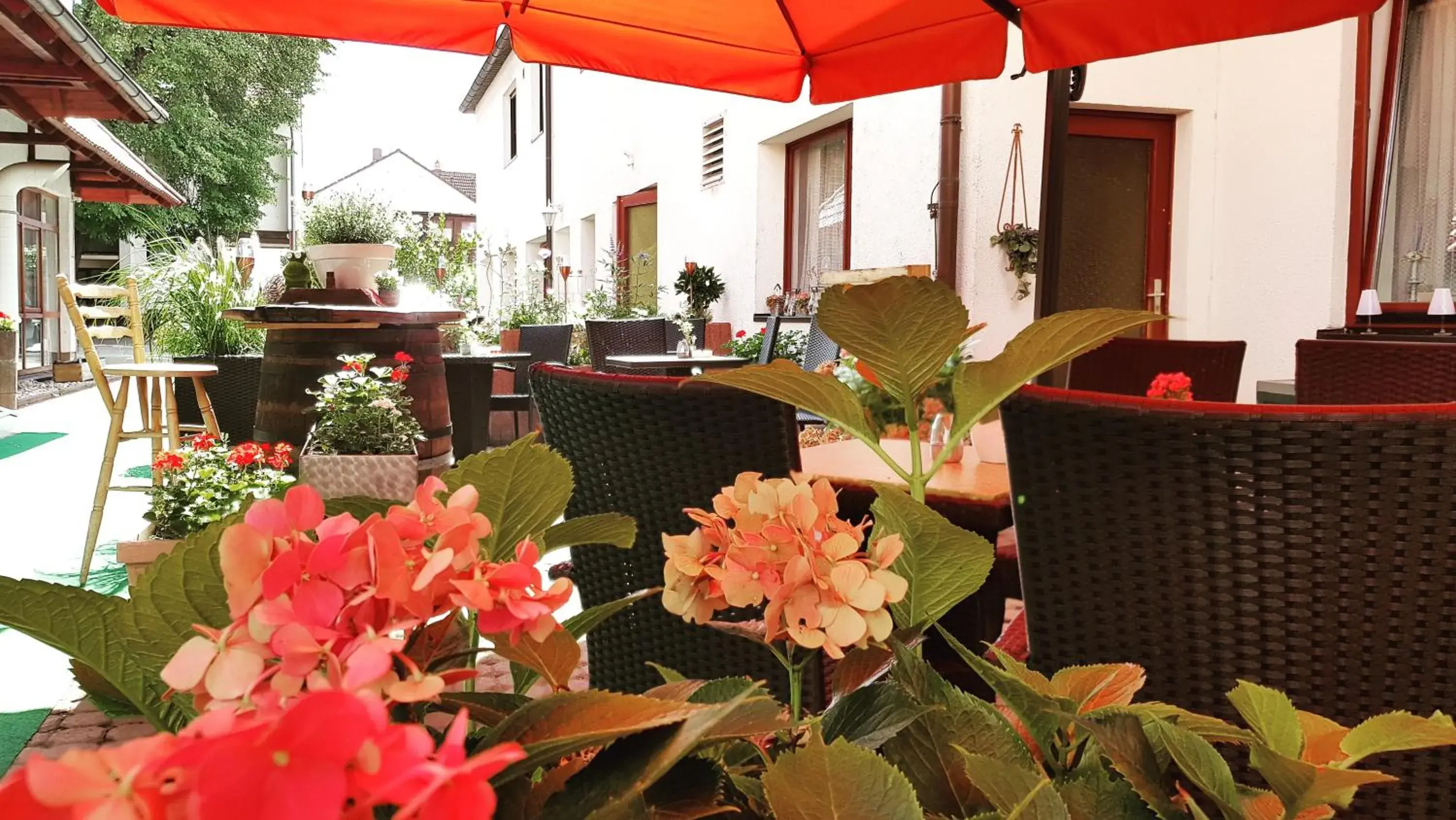 Patio in Hotel Zum Löwen