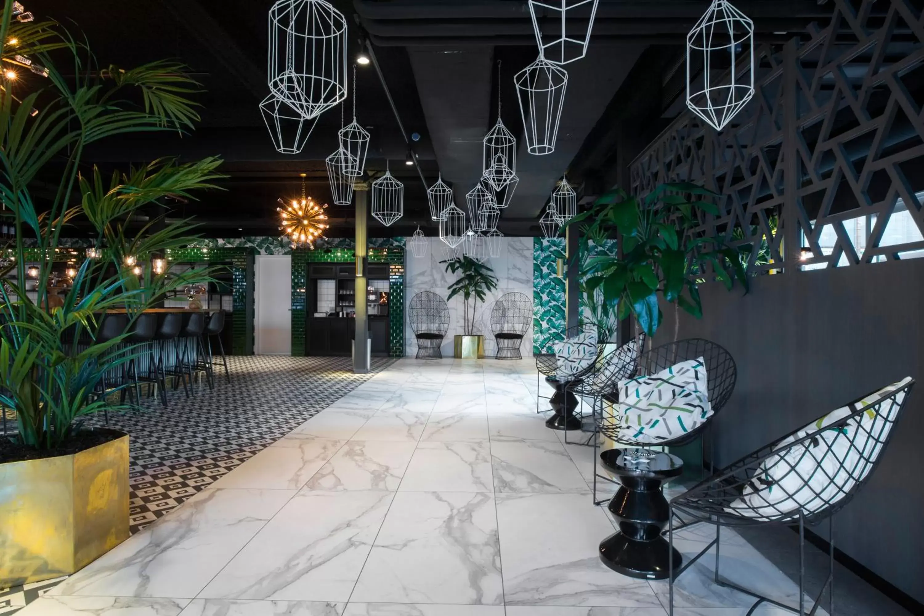 Lobby or reception in ibis Styles Amsterdam Airport