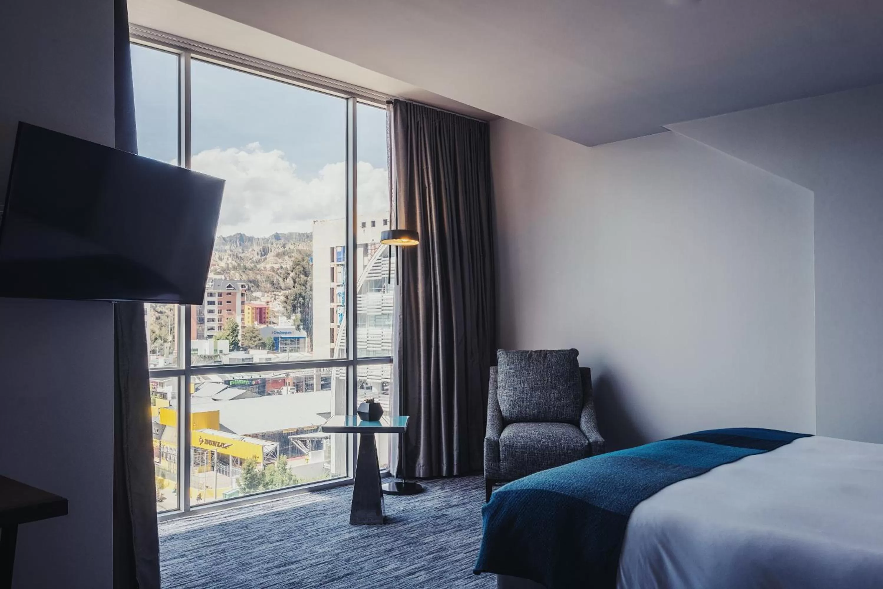 Bed in Atix Hotel, a Member of Design Hotels