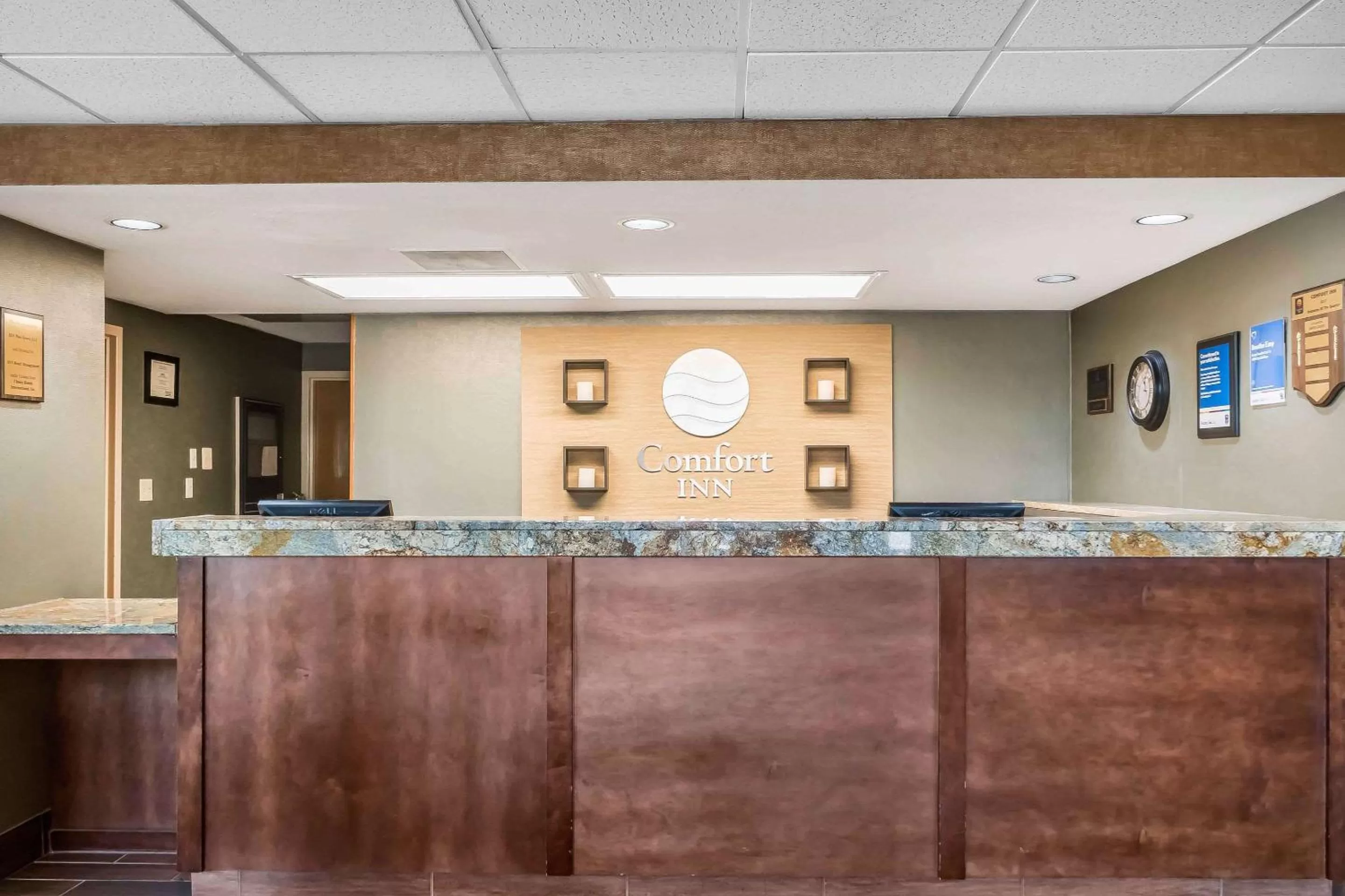 Lobby or reception in Comfort Inn Pine Grove I-81 Hershey Area