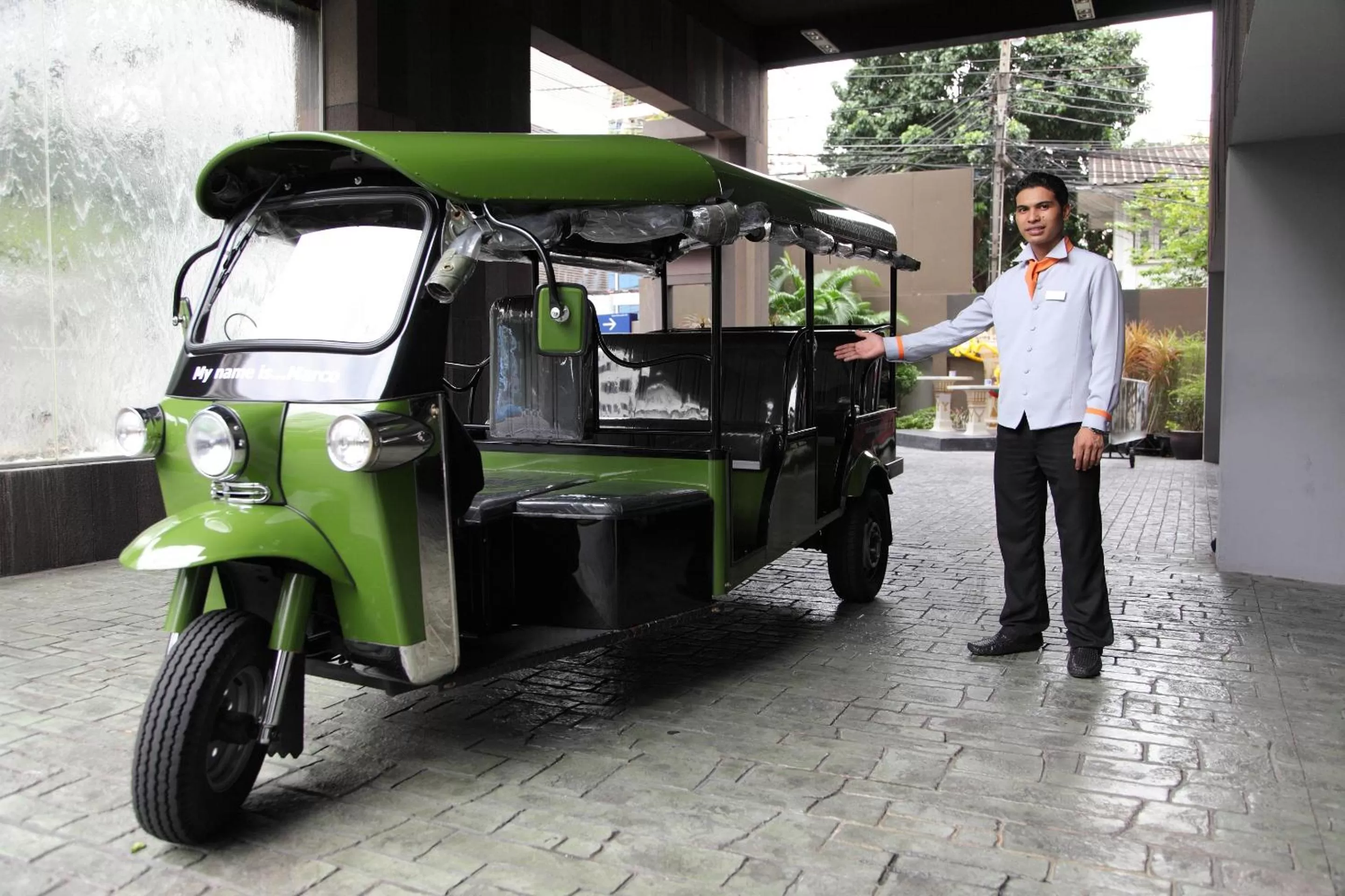 shuttle in Golden Tulip Mandison Suites