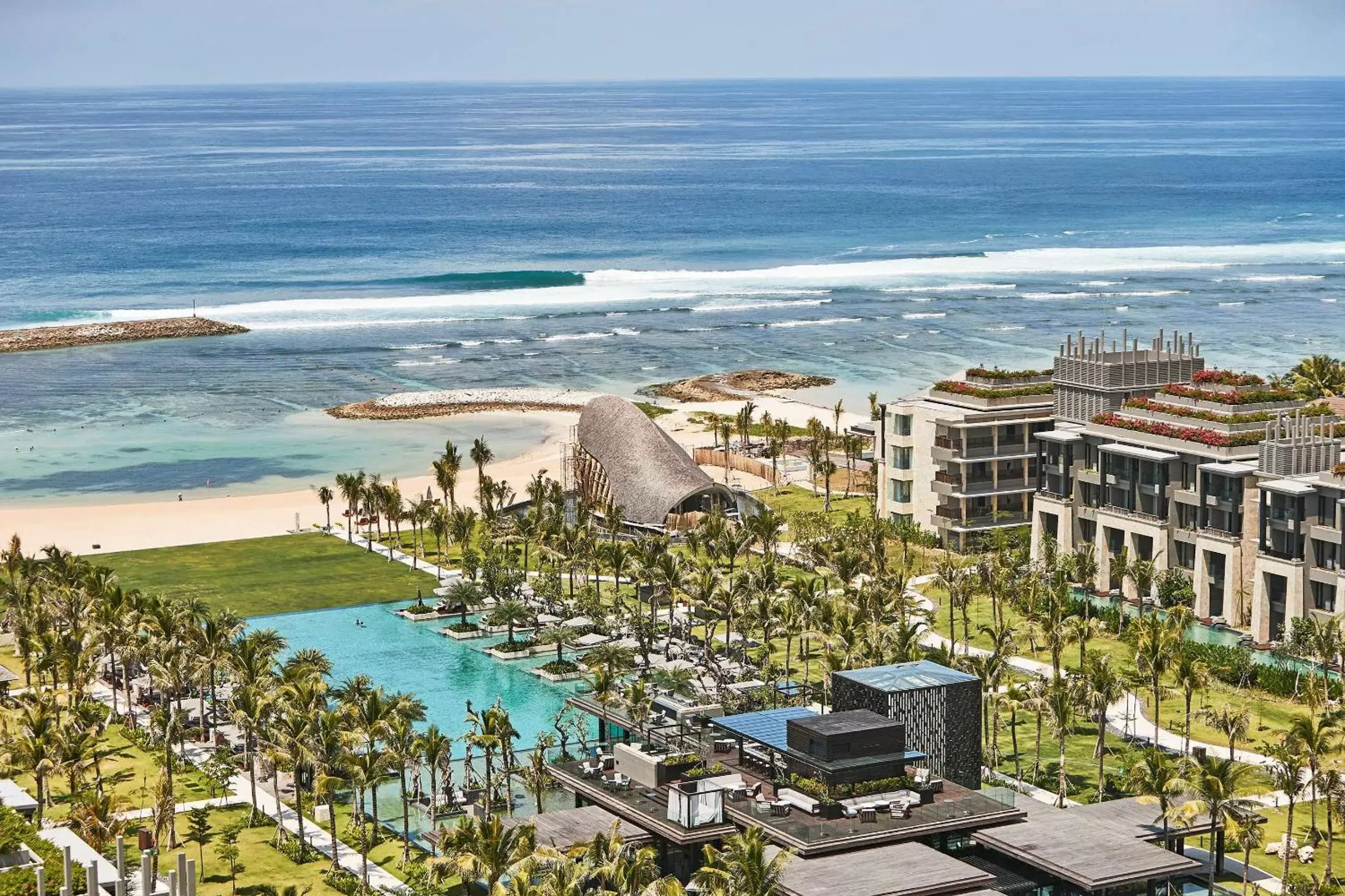 Property building, Bird's-eye View in The Apurva Kempinski Bali