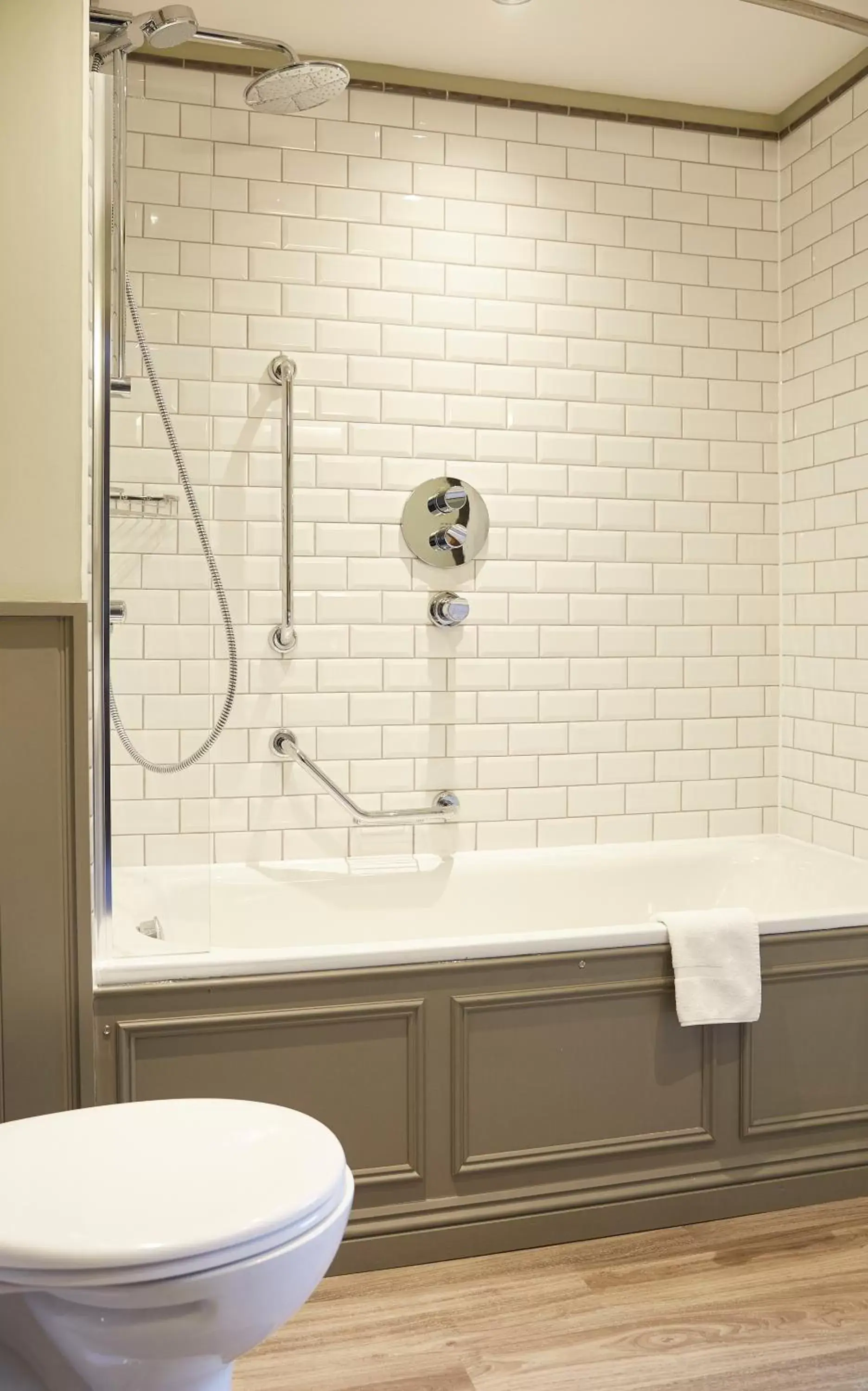 Shower, Bathroom in Swan Hotel by Greene King Inns