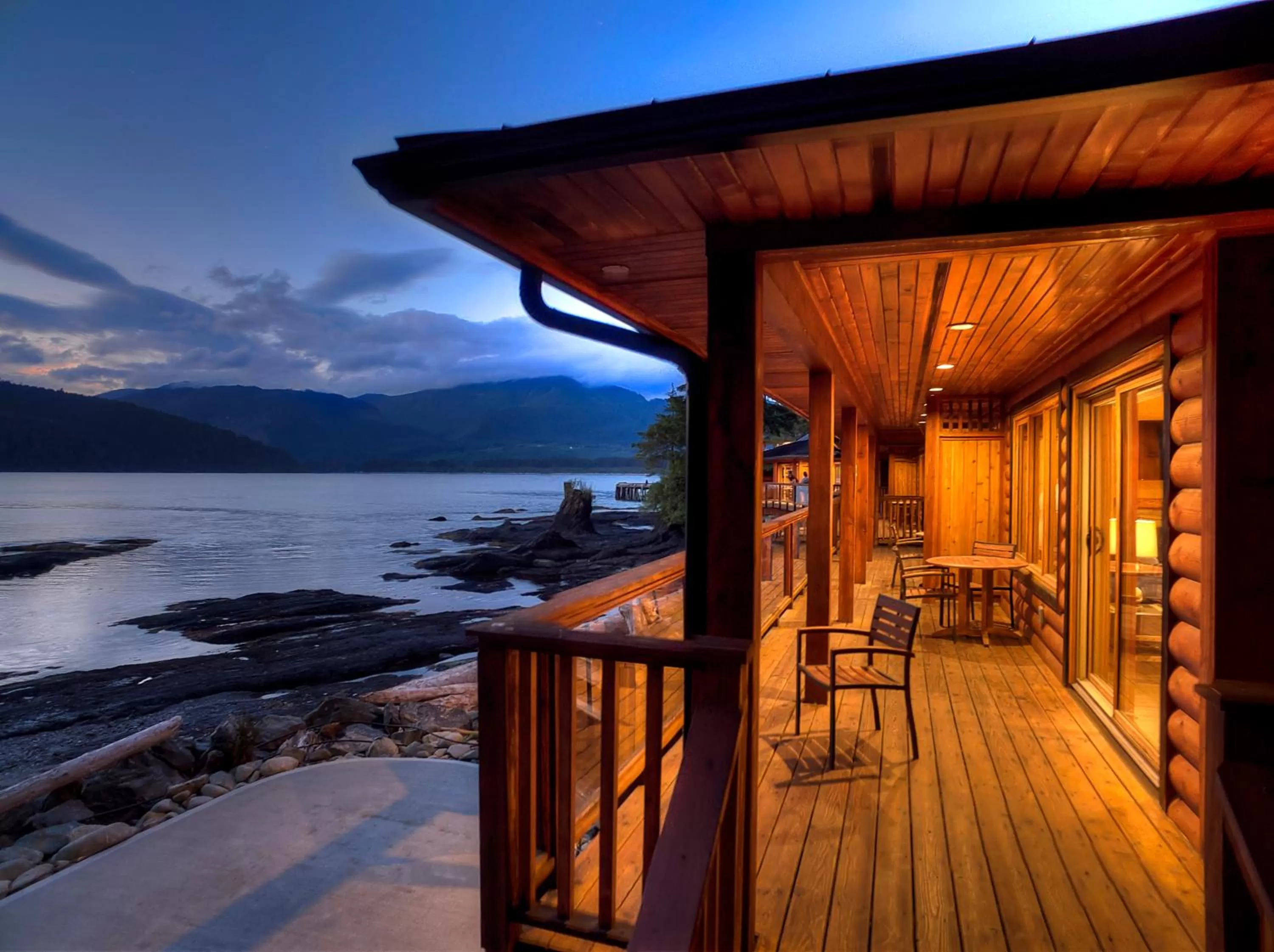 Balcony/Terrace in Wild Renfrew Seaside Cottages