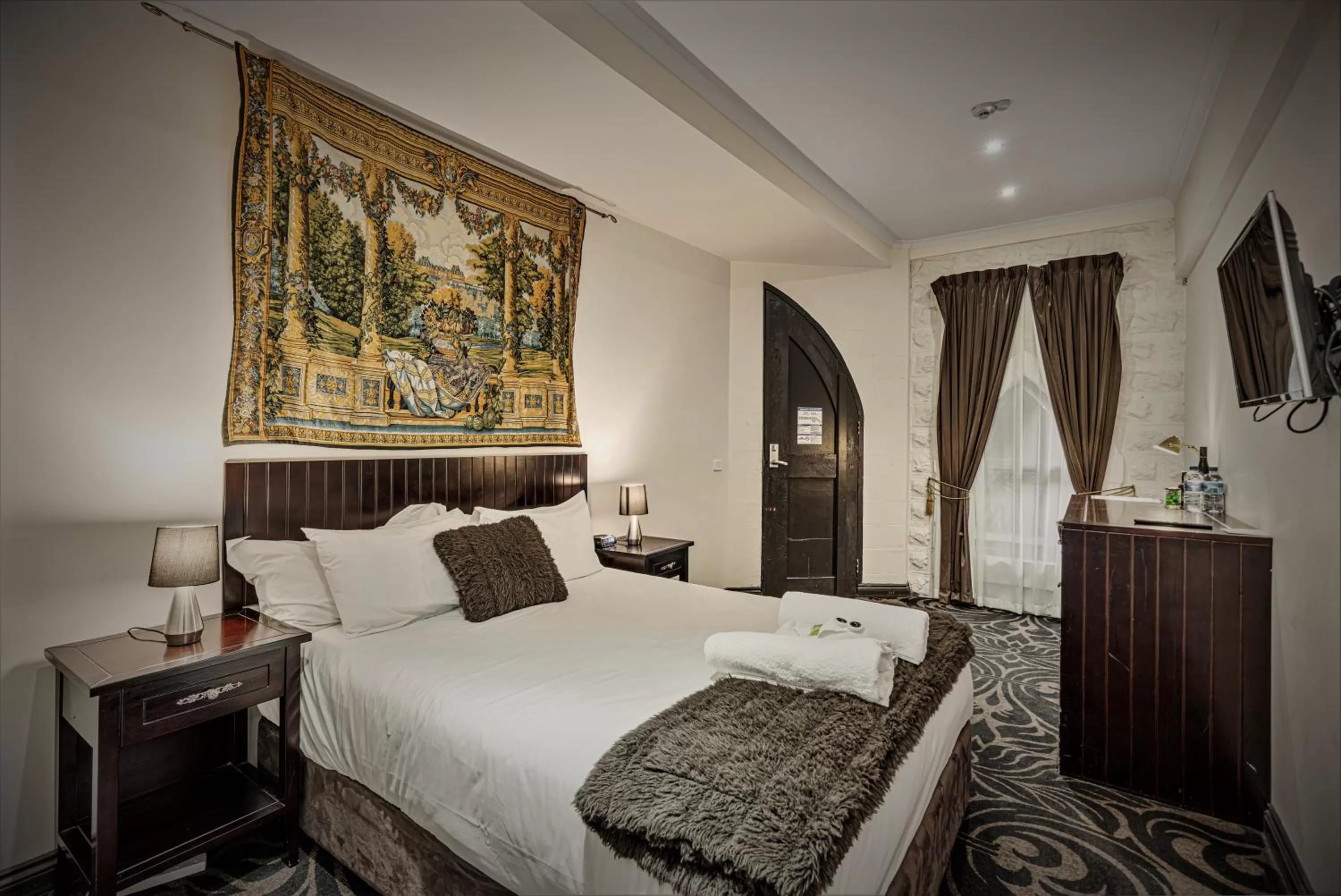 Bed in Kryal Castle Ballarat