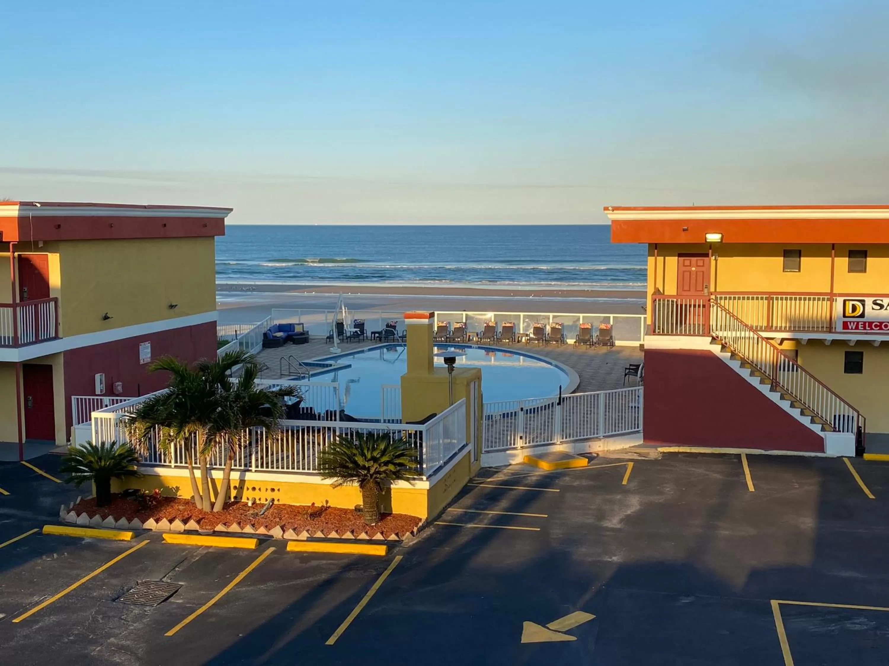 Pool view in Sandals Inn