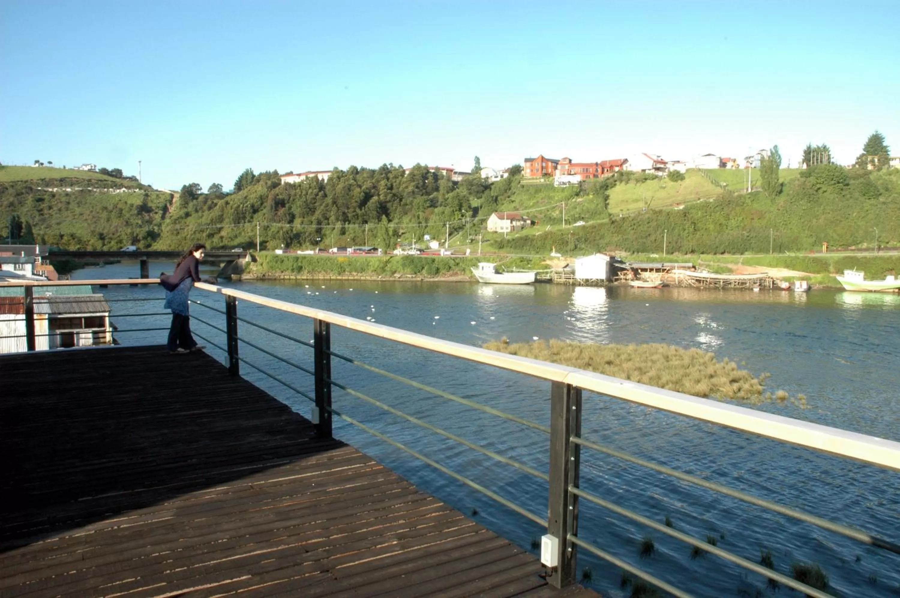 Balcony/Terrace in Palafito 1326 Hotel Boutique Chiloé