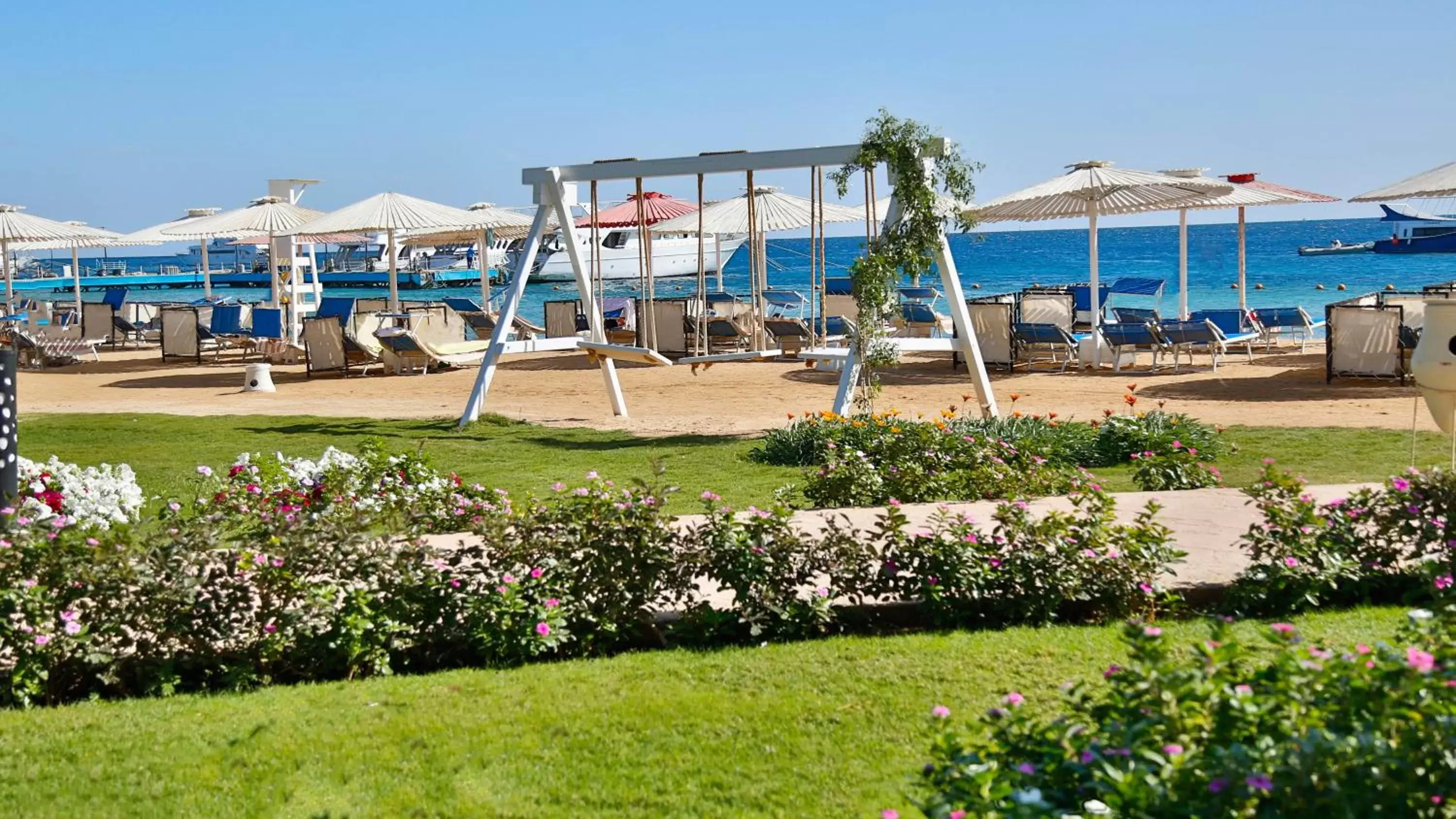 Children play ground, Garden in Amarina Abu Soma Resort & Aquapark