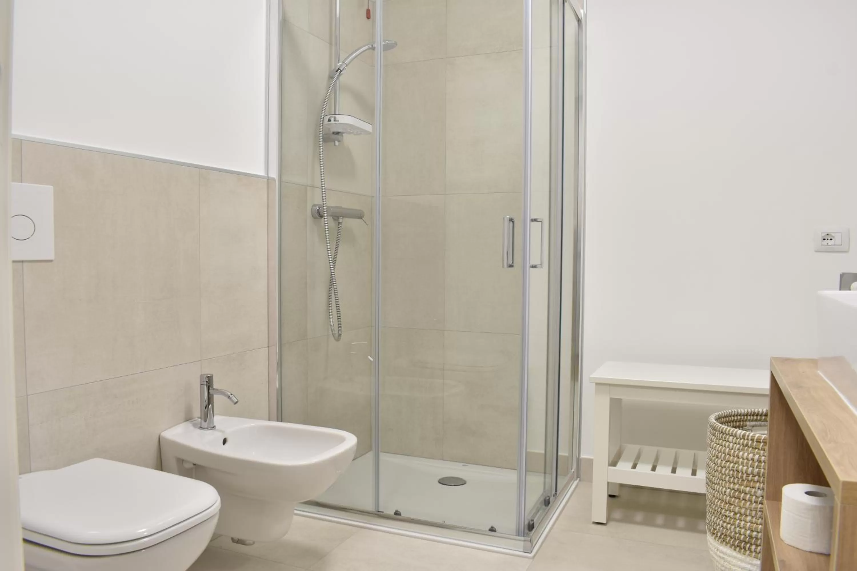 Shower in Aldeia Bianca Village