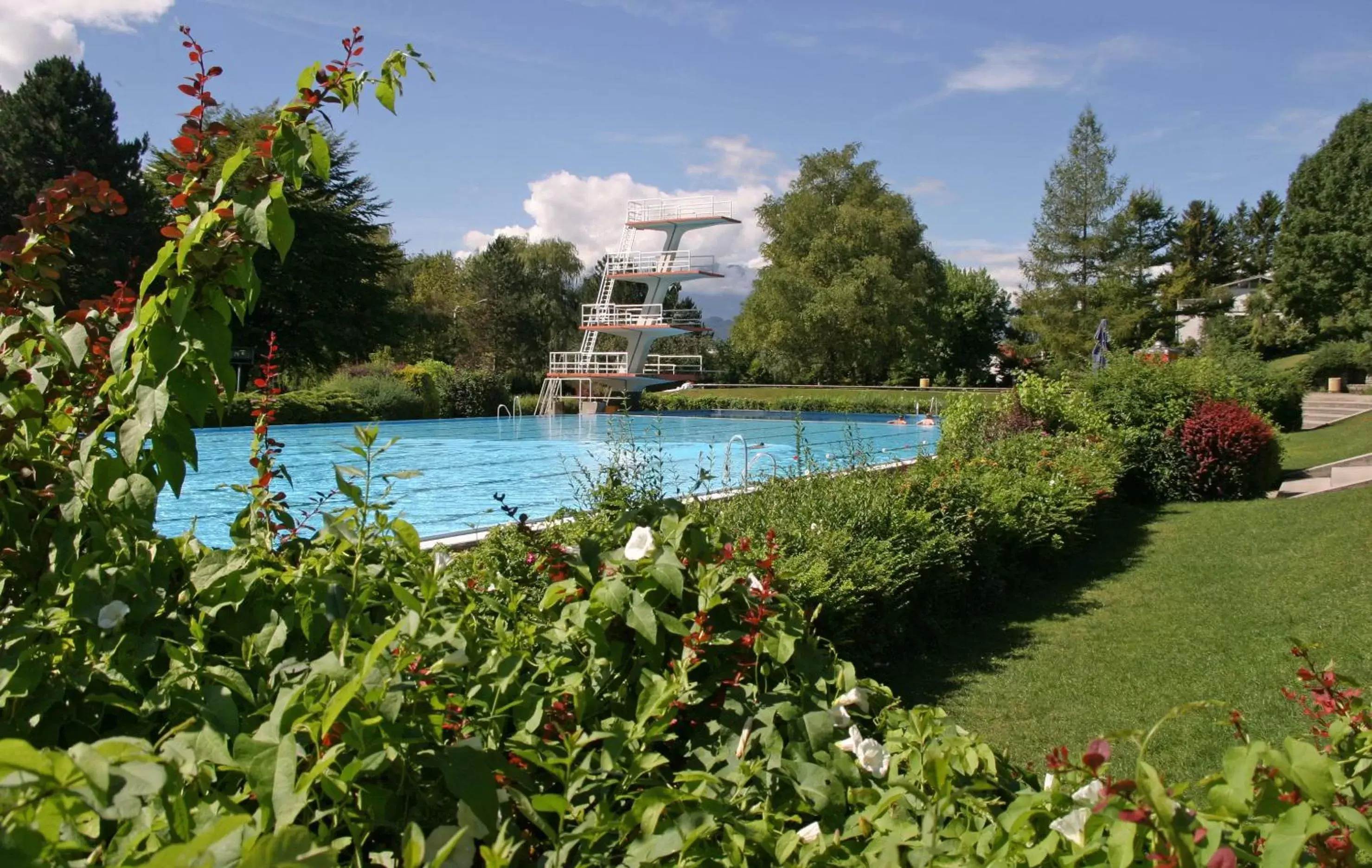 Summer, Swimming Pool in Austria Classic Hotel Heiligkreuz
