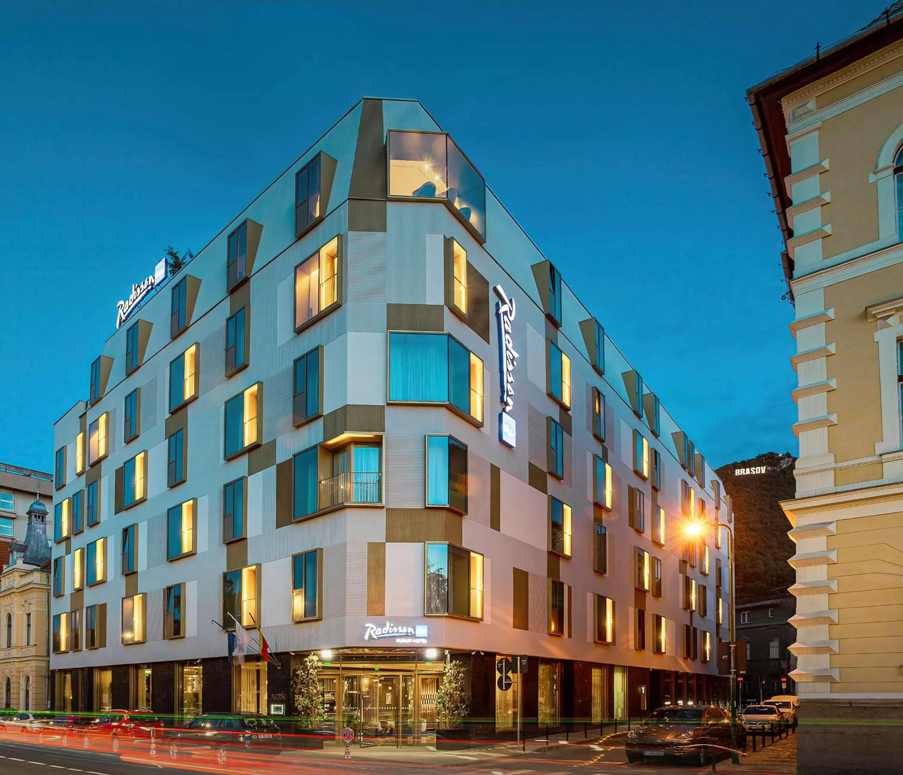 Property building in Radisson Blu Aurum Hotel, Brasov