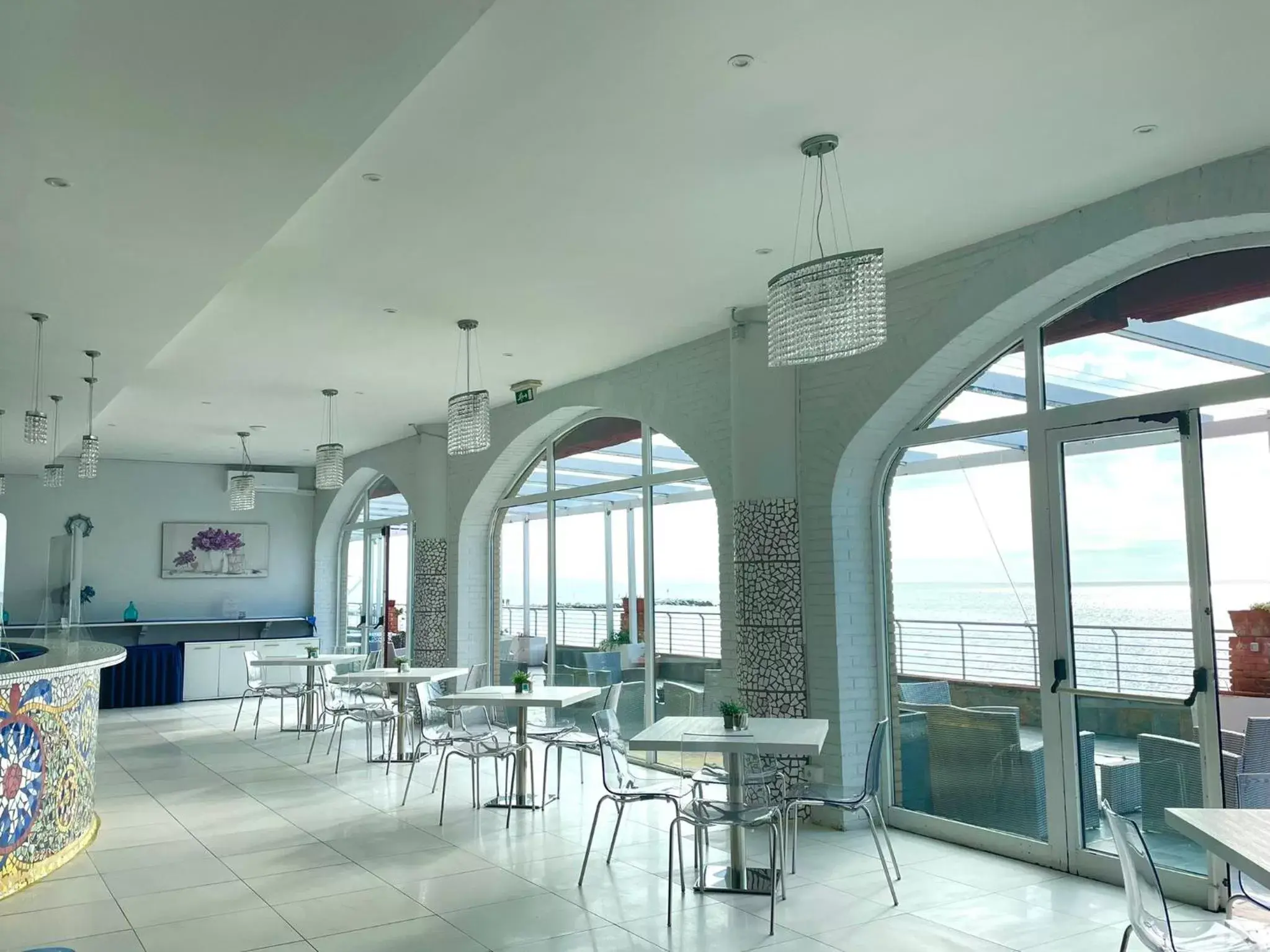 Lounge or bar, Restaurant/Places to Eat in Hotel Centro Congressi Polo Nautico