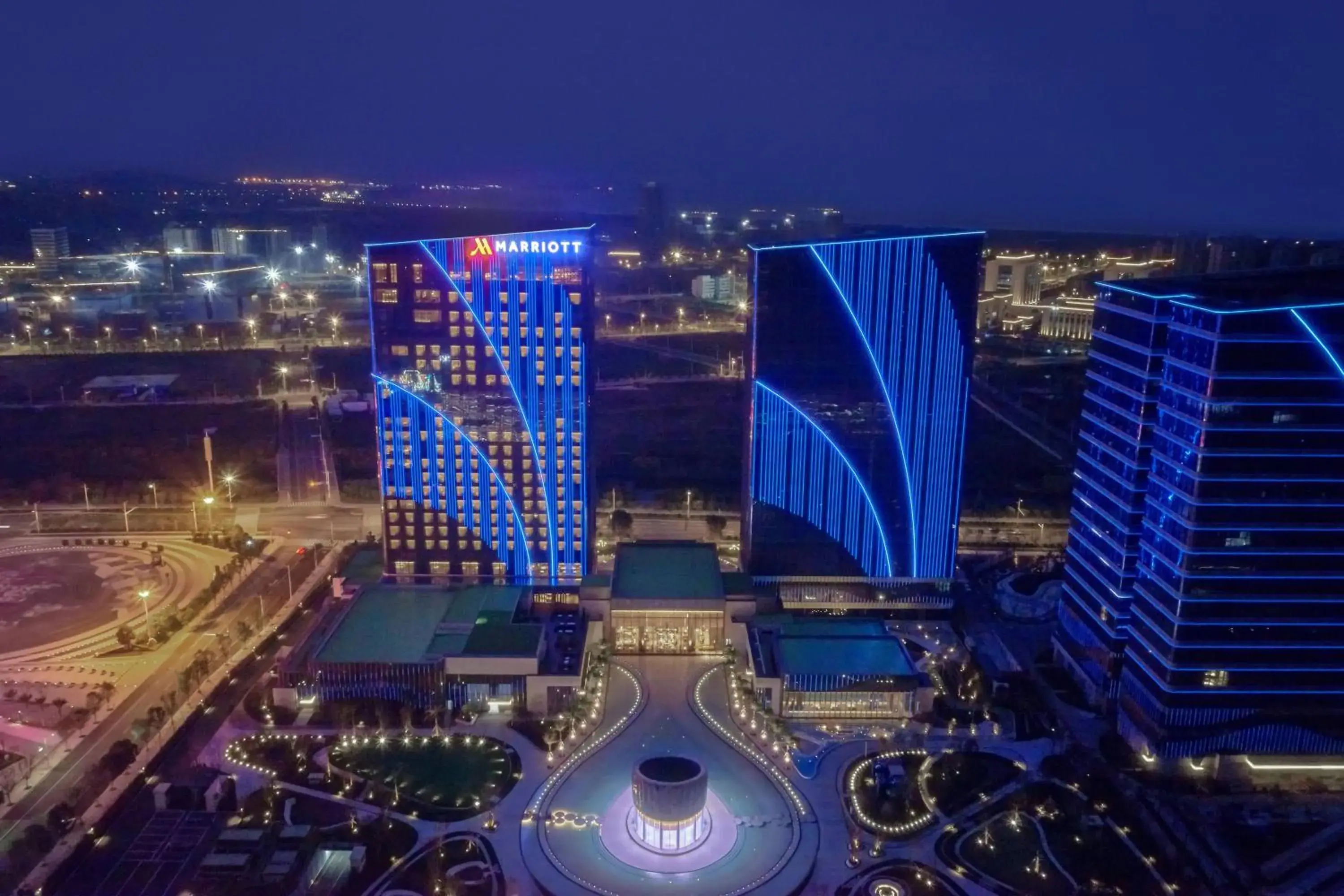 Property building, Bird's-eye View in Fuzhou Marriott Hotel Riverside