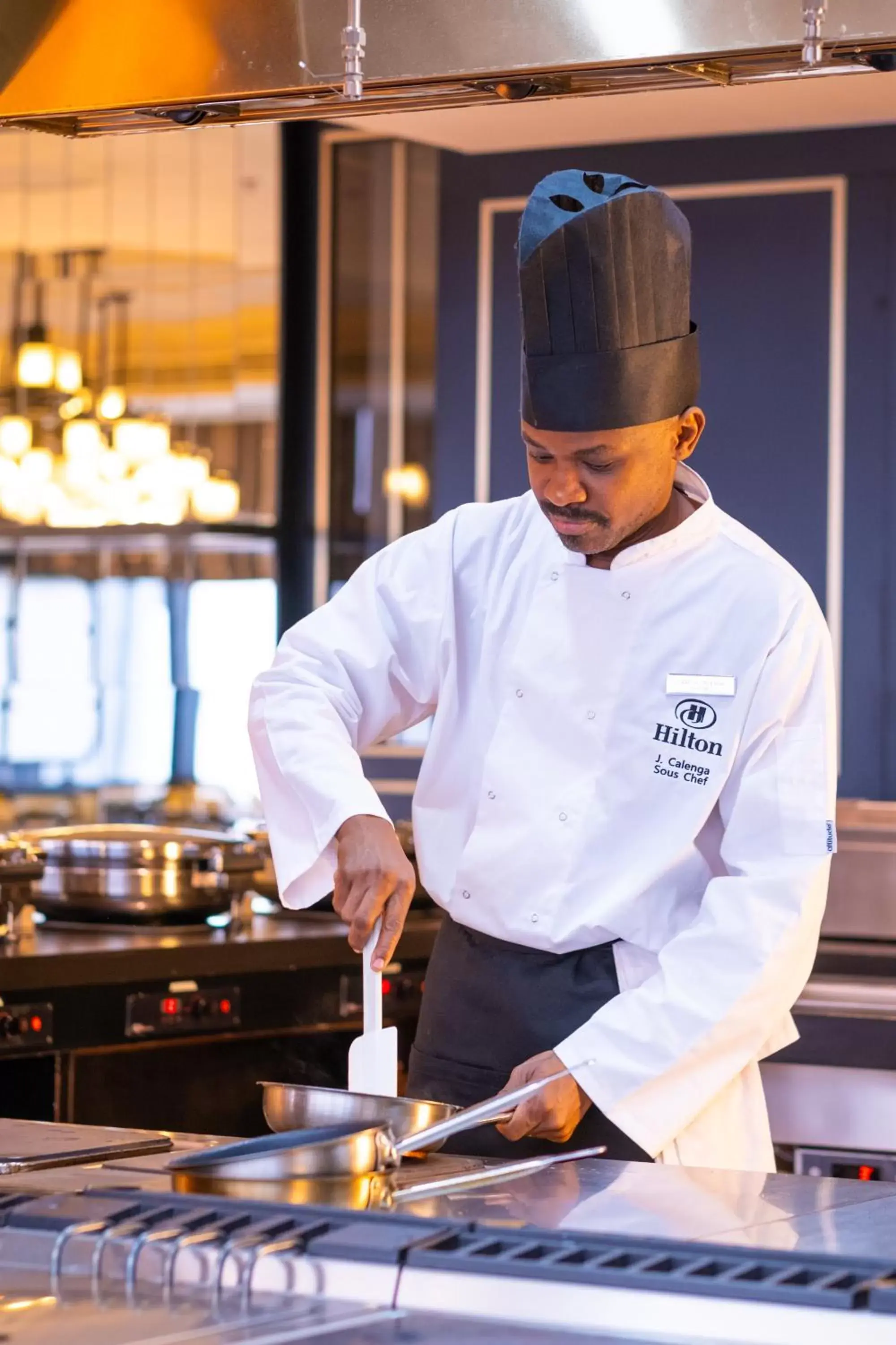 Restaurant/places to eat, Staff in Hilton Kinshasa