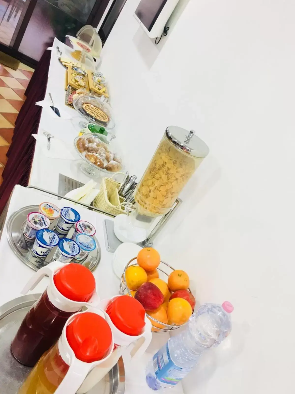 Buffet breakfast, Food in Hotel Nettuno