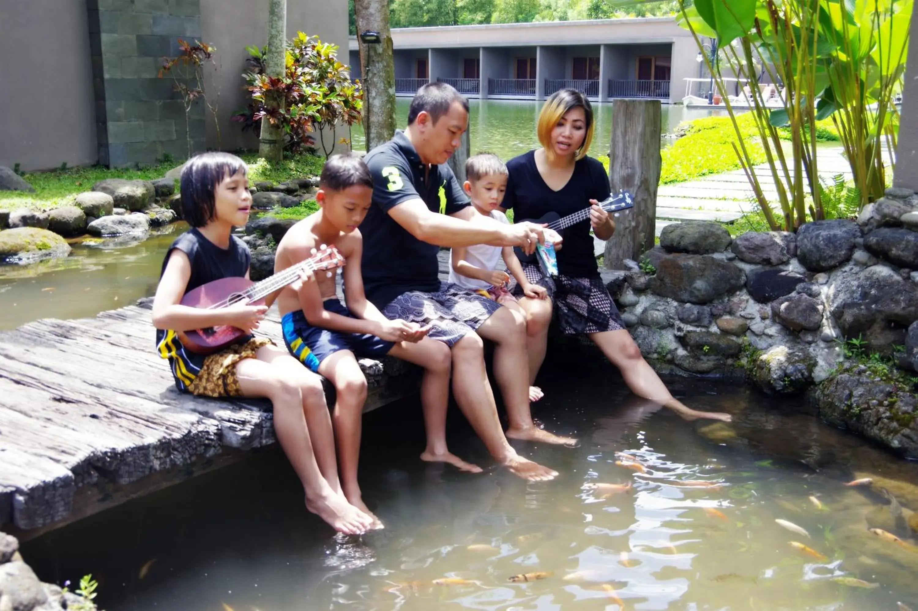 Lake view in The Westlake Resort Yogya