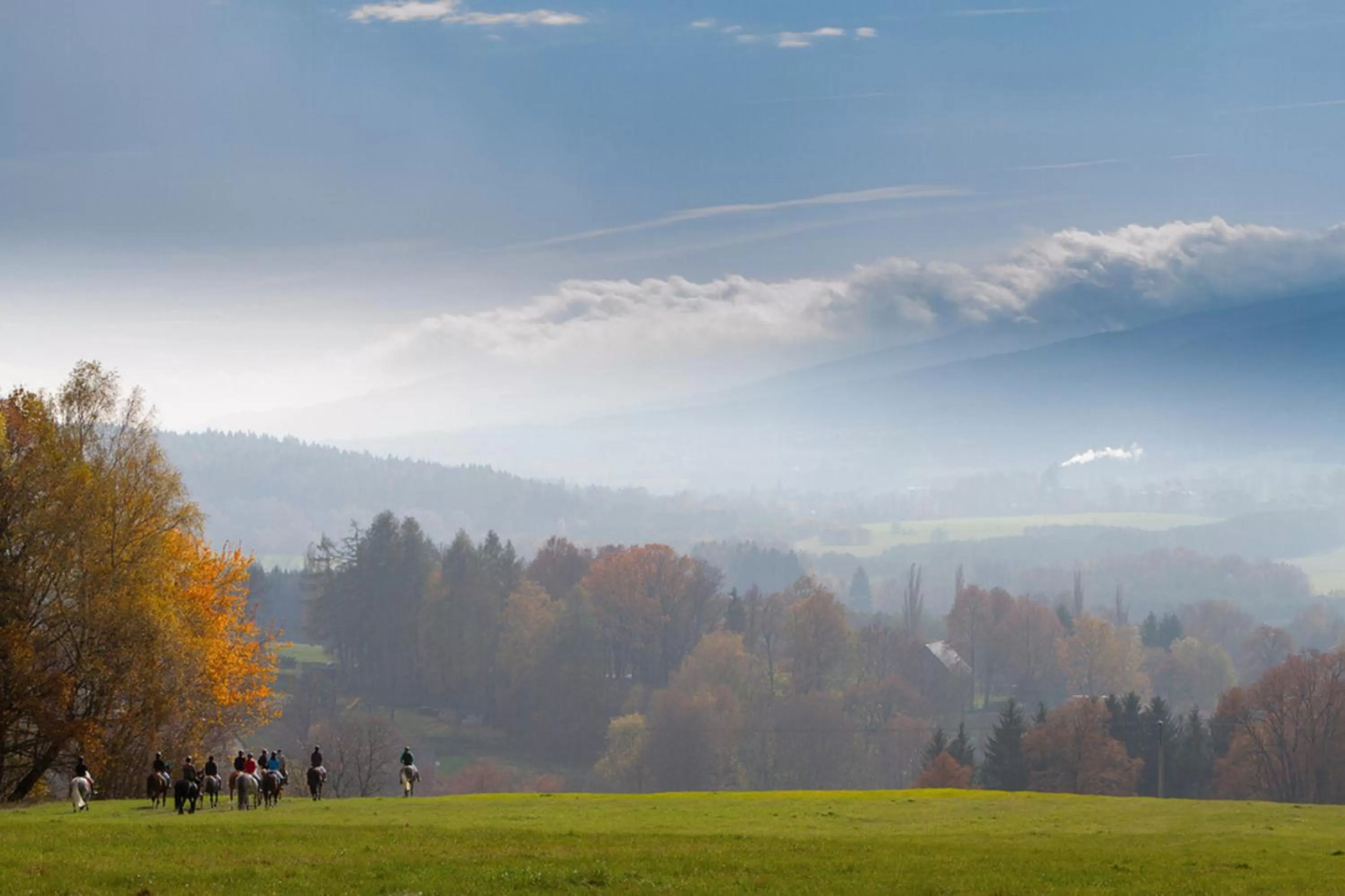 On site in Hotel Farma Vysoká
