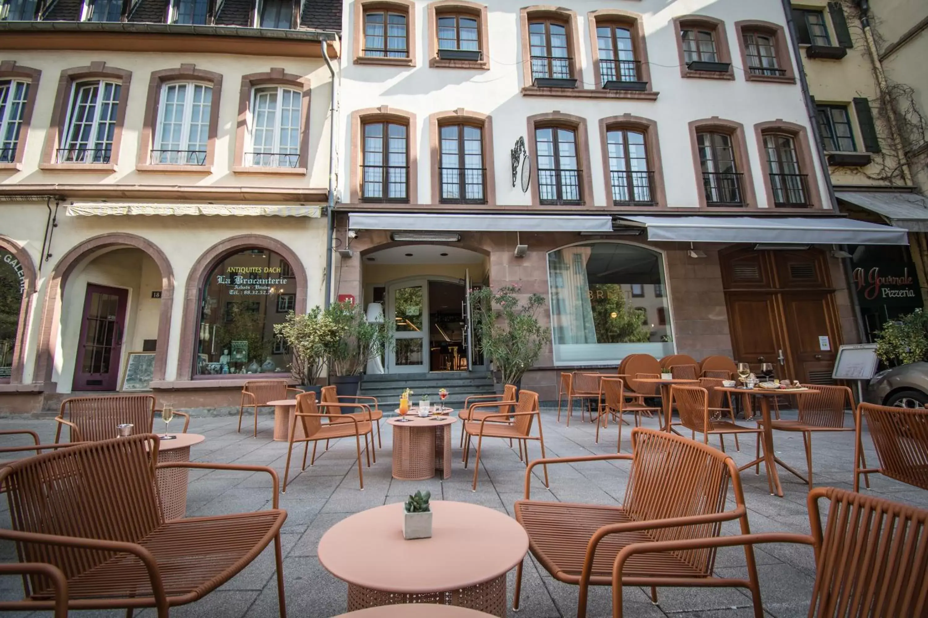 Patio, Restaurant/Places to Eat in Hotel Rohan, Centre Cathédrale