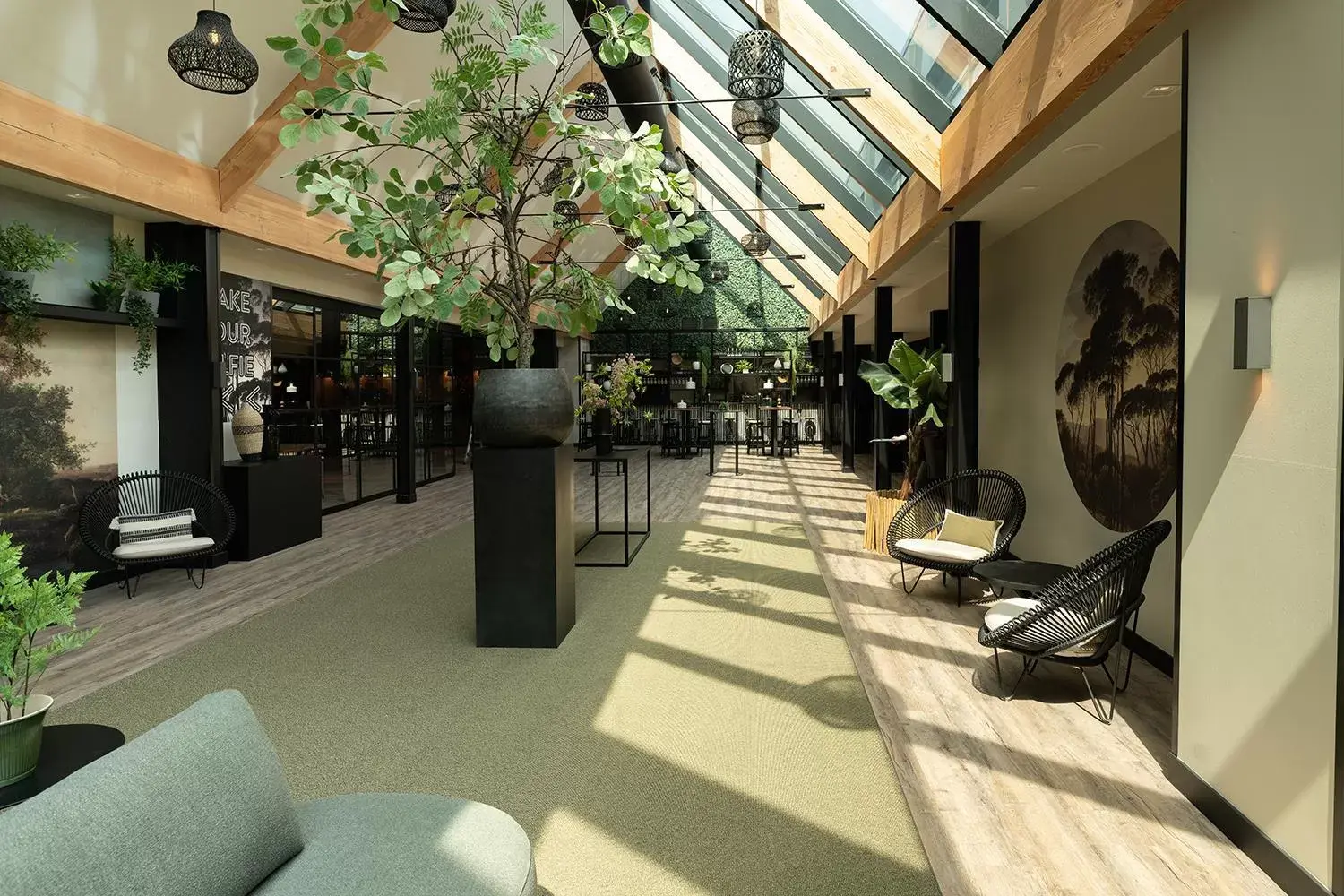 Lobby or reception in Hotel de Werelt