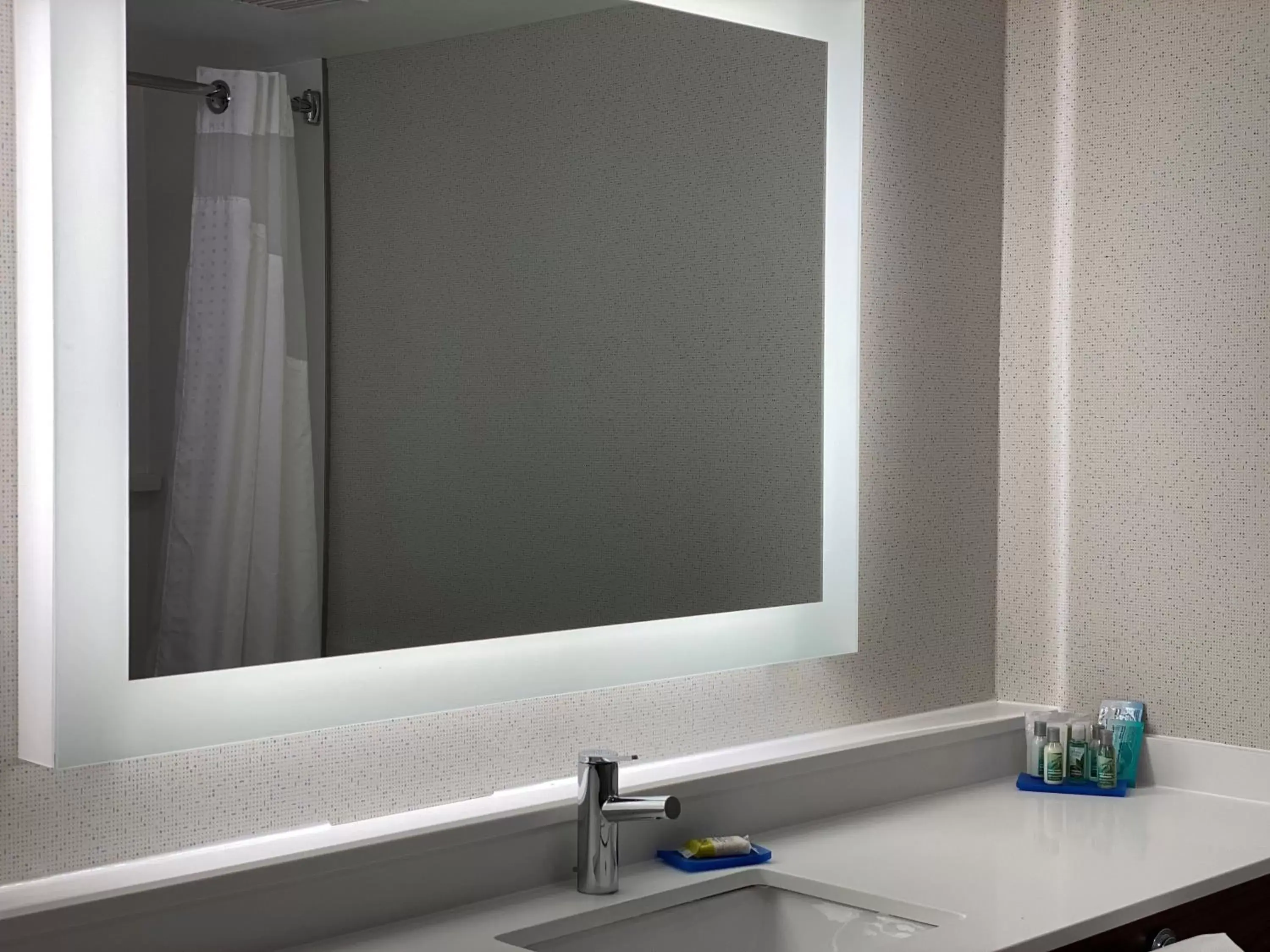Bathroom in Holiday Inn Express Hotel & Suites Fort Wayne, an IHG Hotel