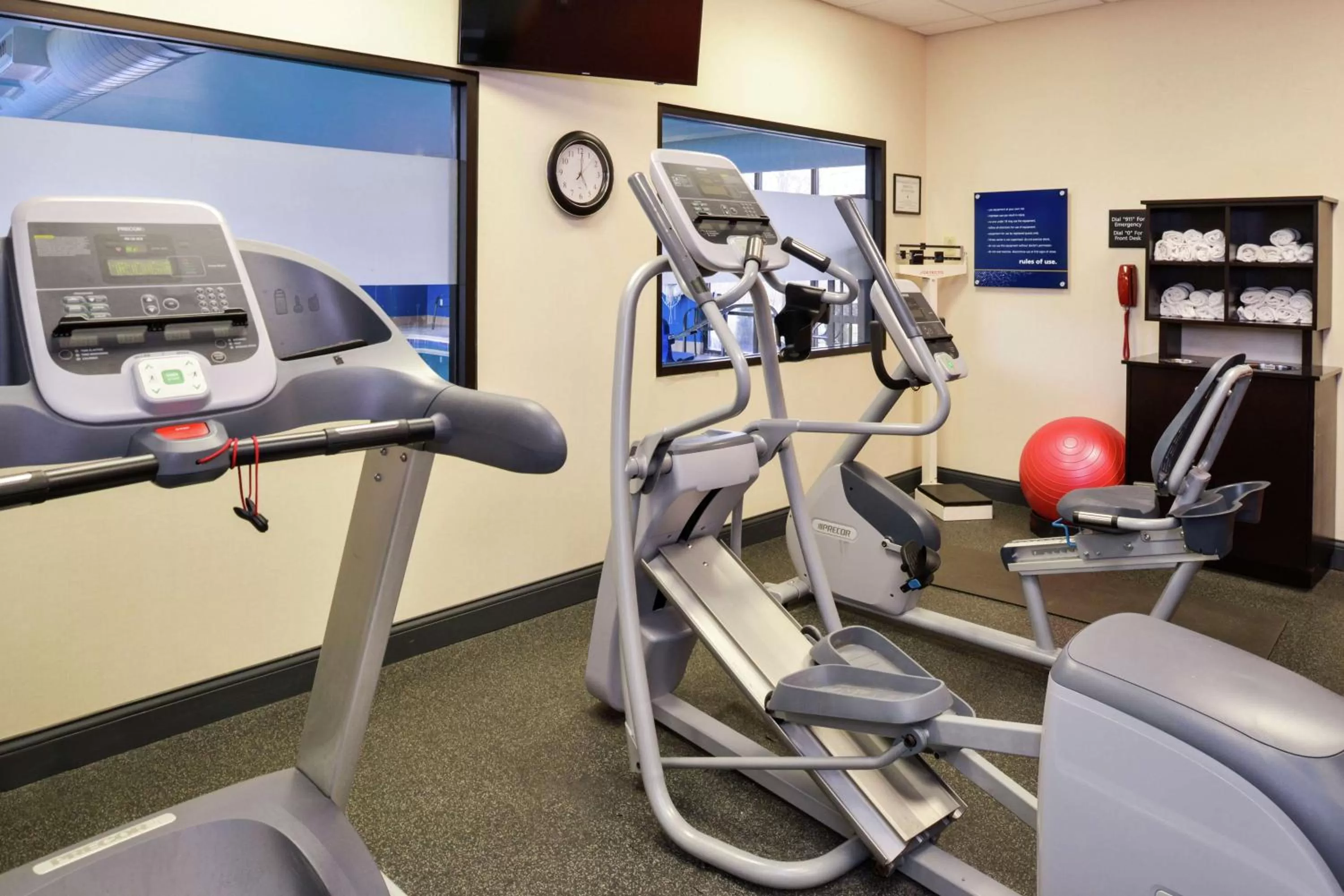 Fitness centre/facilities in Hampton Inn & Suites Wilmington