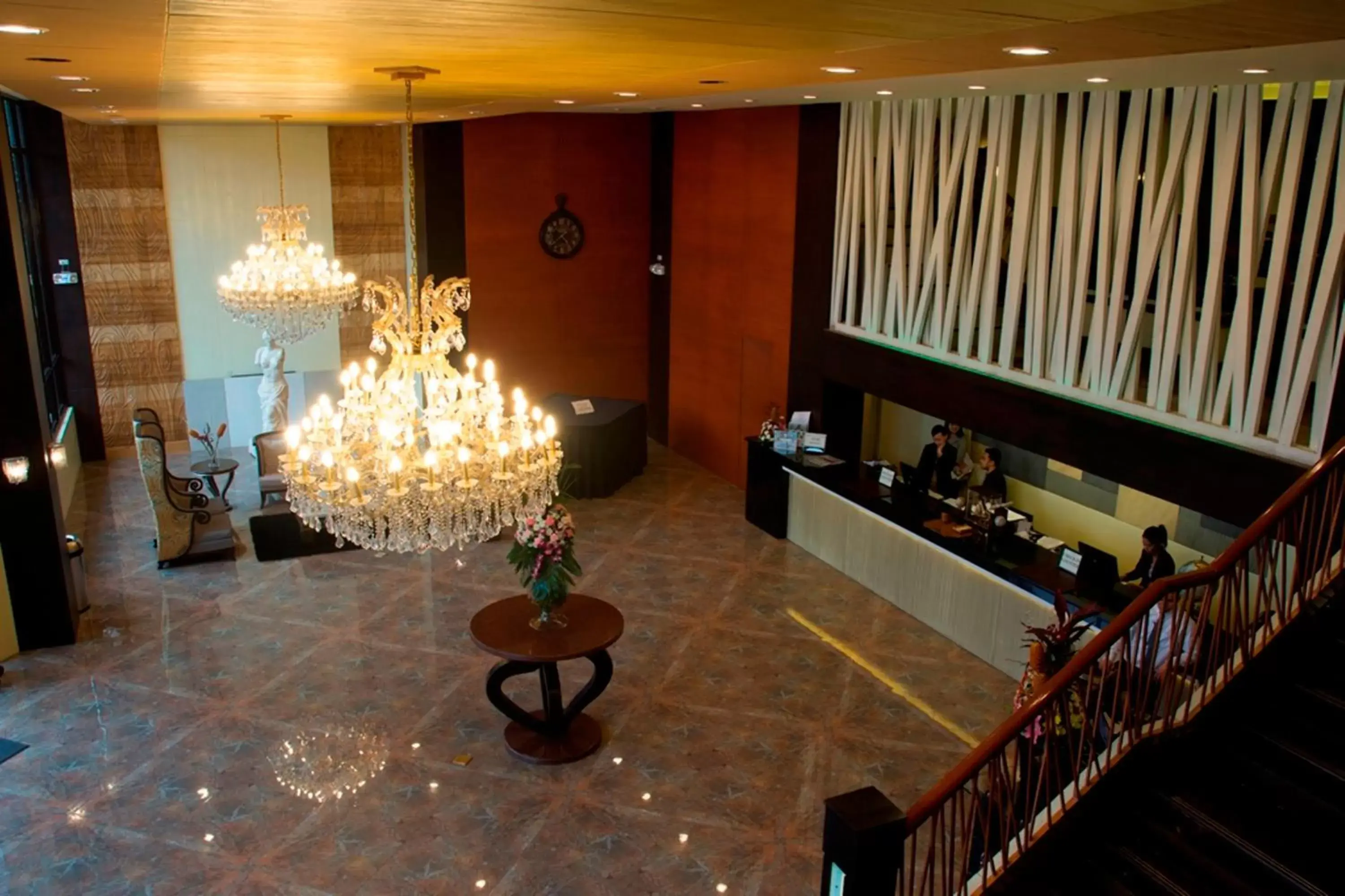 Lobby or reception, Lounge/Bar in Venus Parkview Hotel
