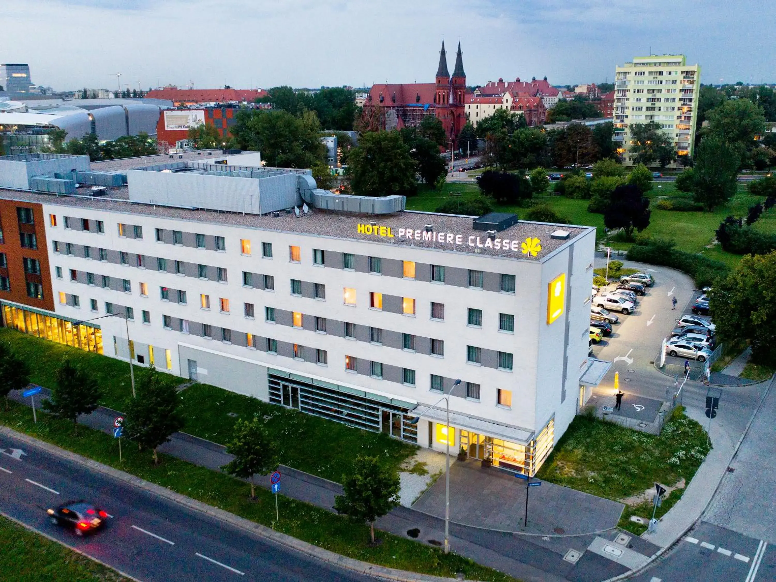 Nearby landmark, Bird's-eye View in Premiere Classe Wroclaw Centrum Hotel