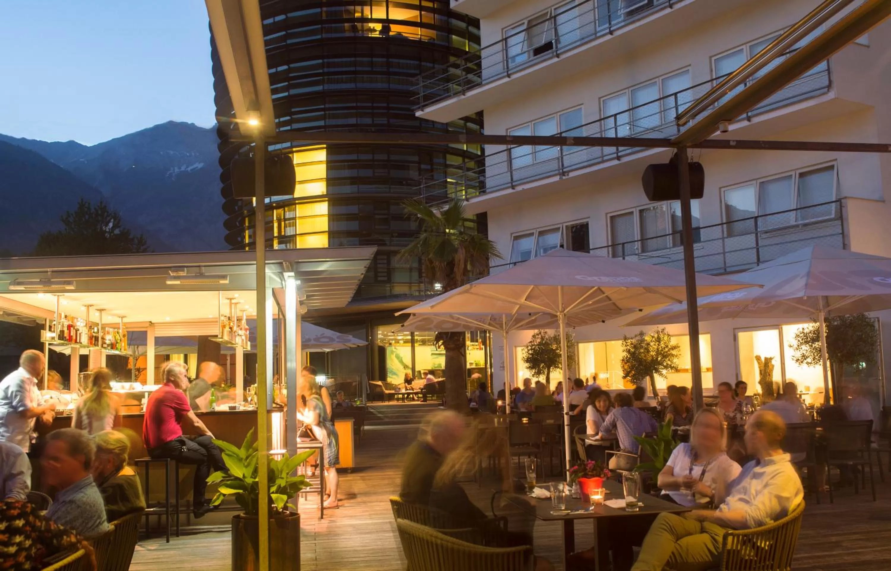 Restaurant/places to eat in Parkhotel Hall in Tirol