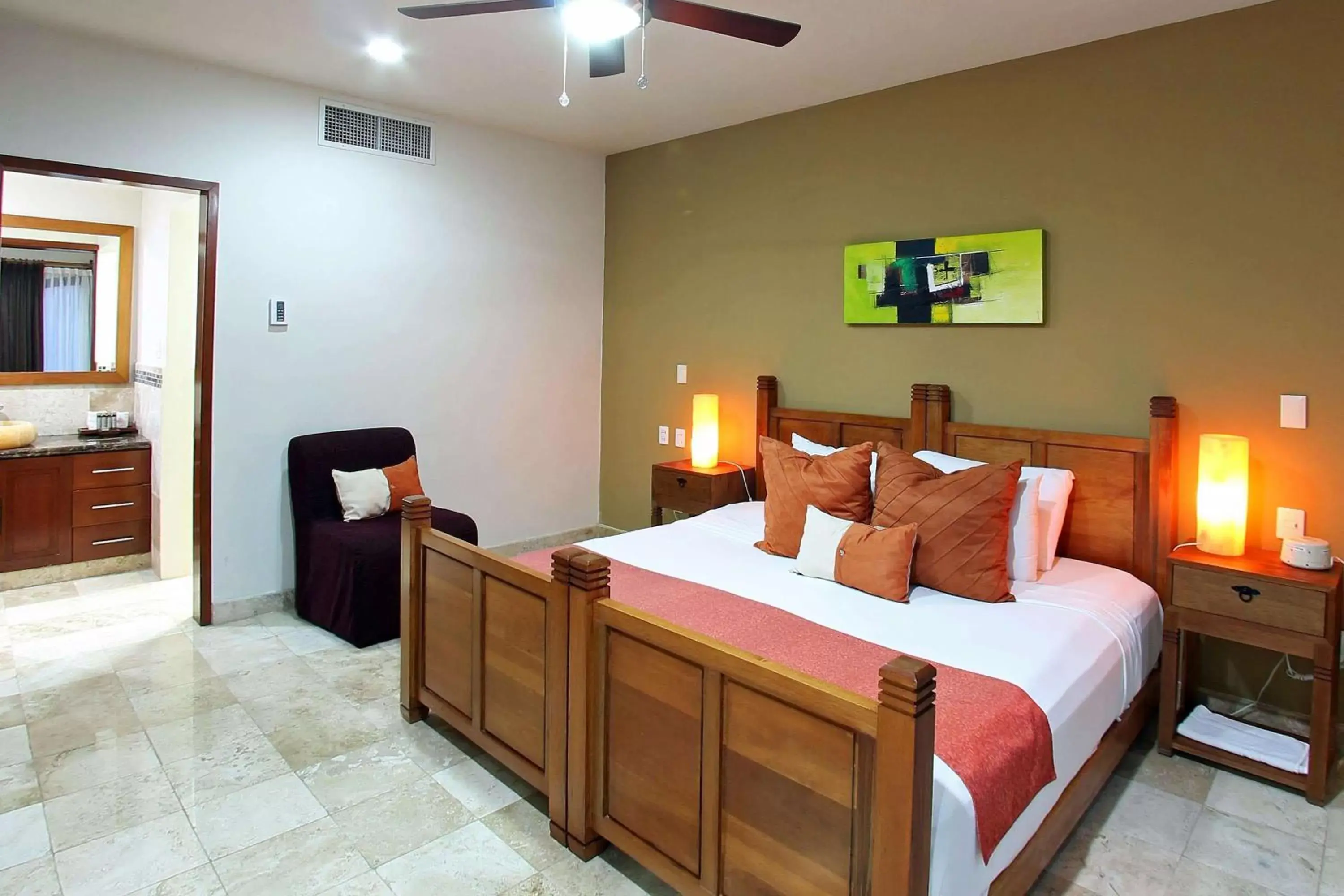 Bedroom, Bed in Acanto Hotel Playa del Carmen, Trademark Collection by Wyndham