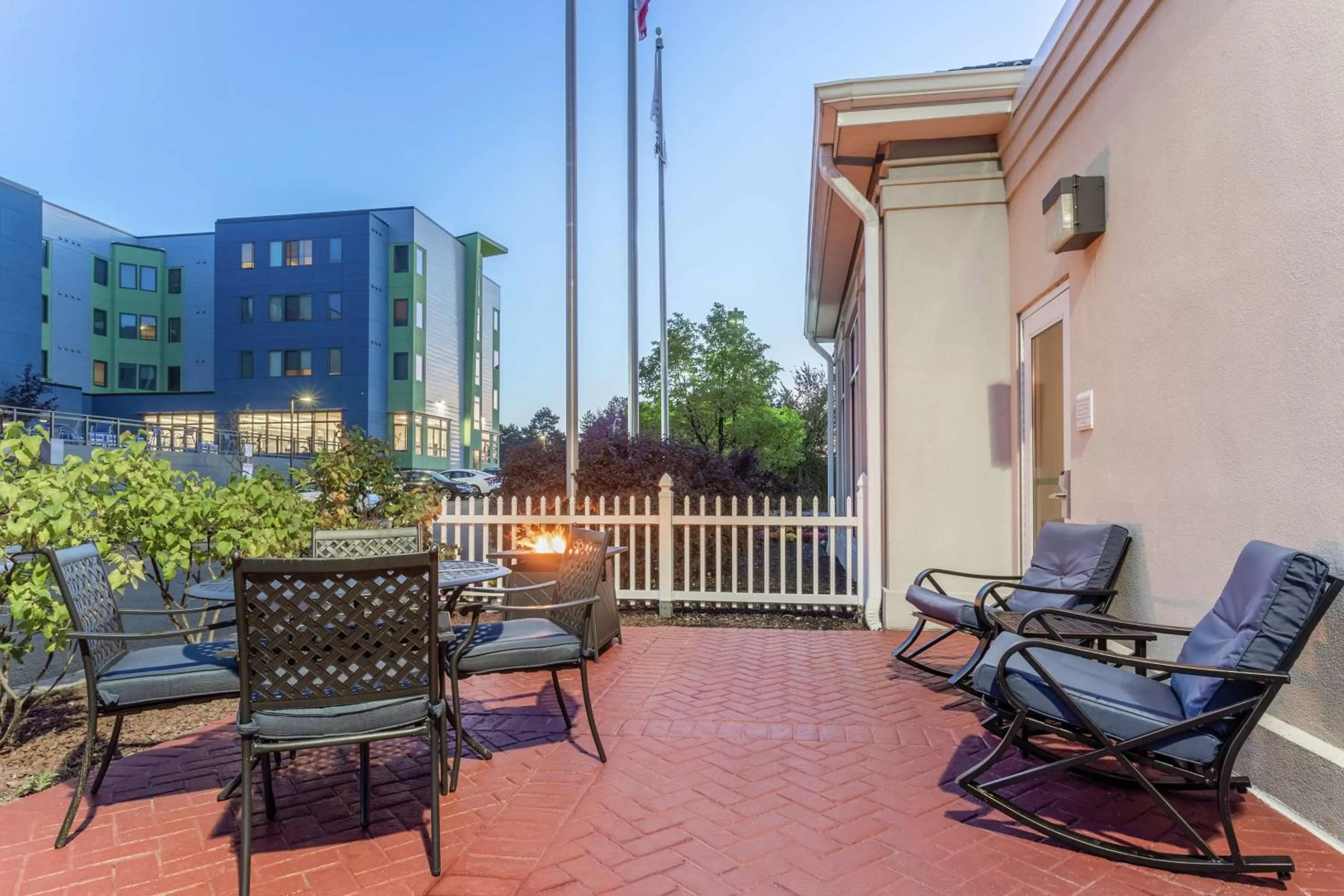Patio in Hilton Garden Inn Albany-SUNY Area