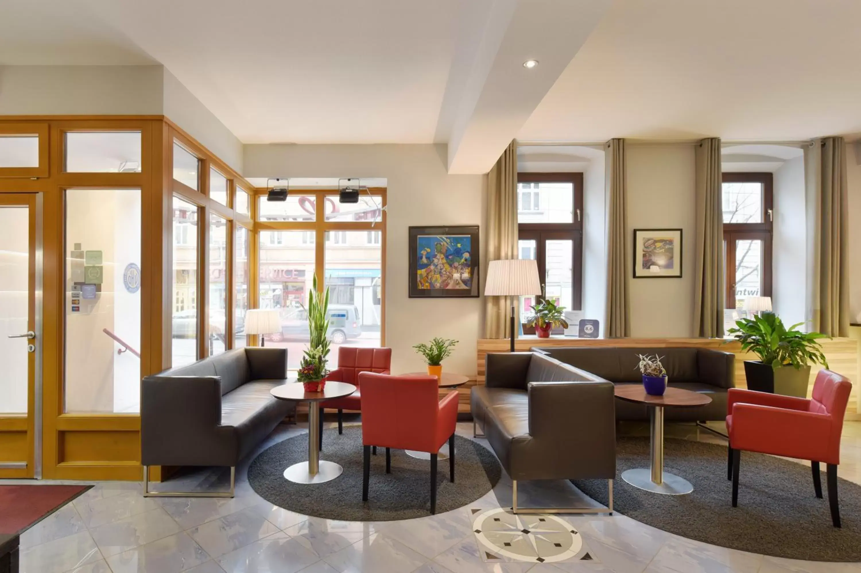 Lobby or reception in Hotel Lucia Lobby or reception in Hotel Lucia