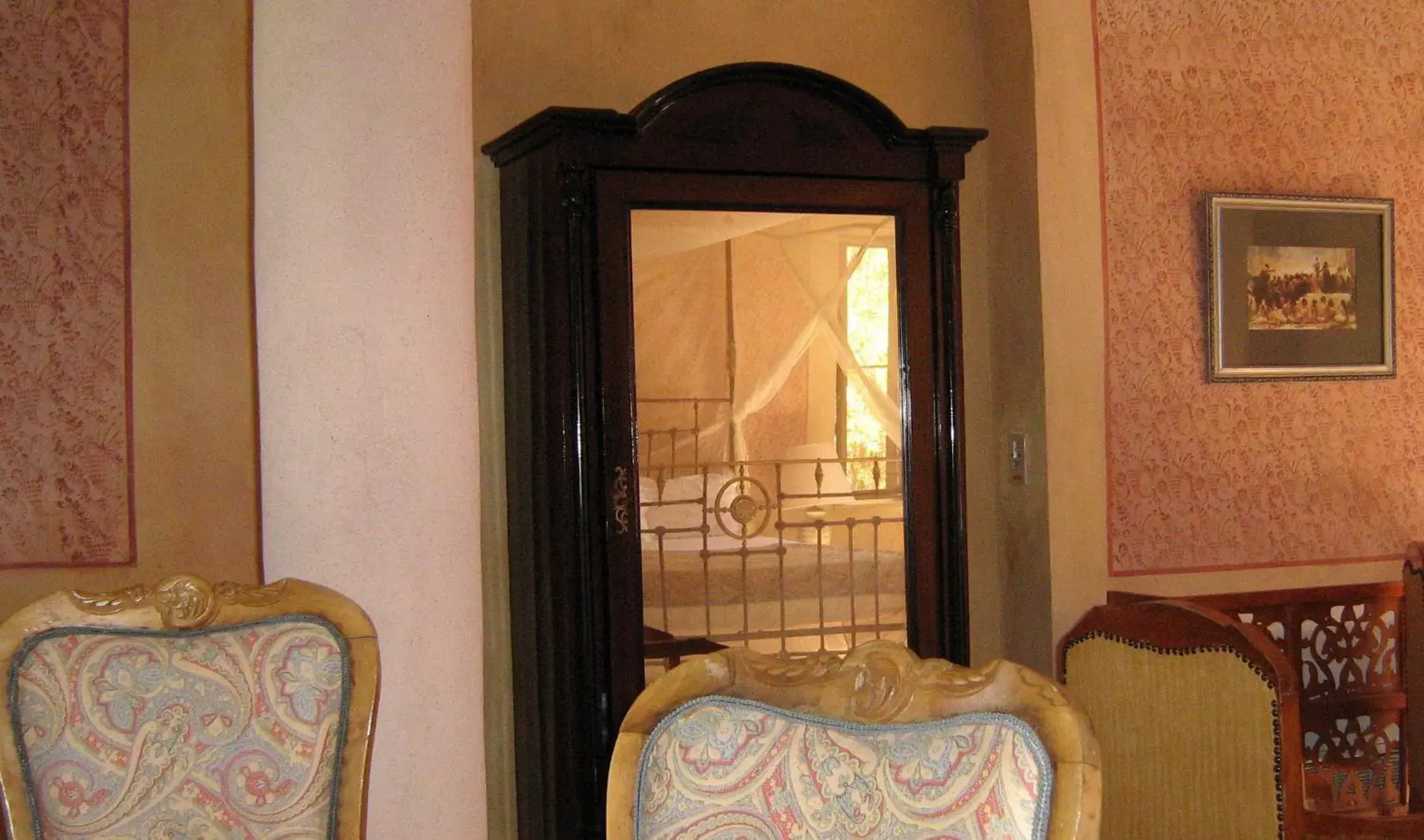 Decorative detail, Bed in Al Moudira Hotel