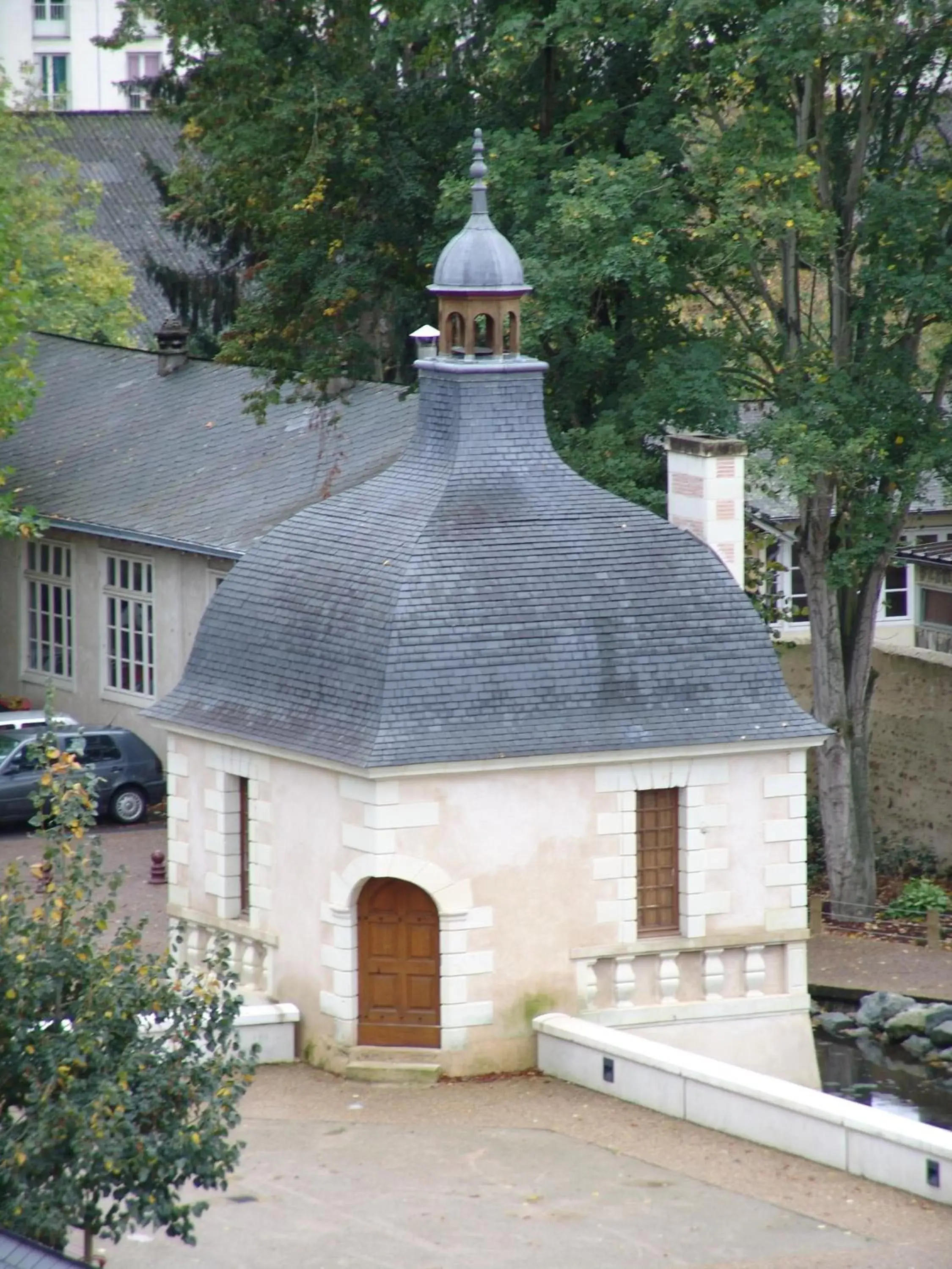 View (from property/room), Property Building in Logis Hôtel Le Vert Galant