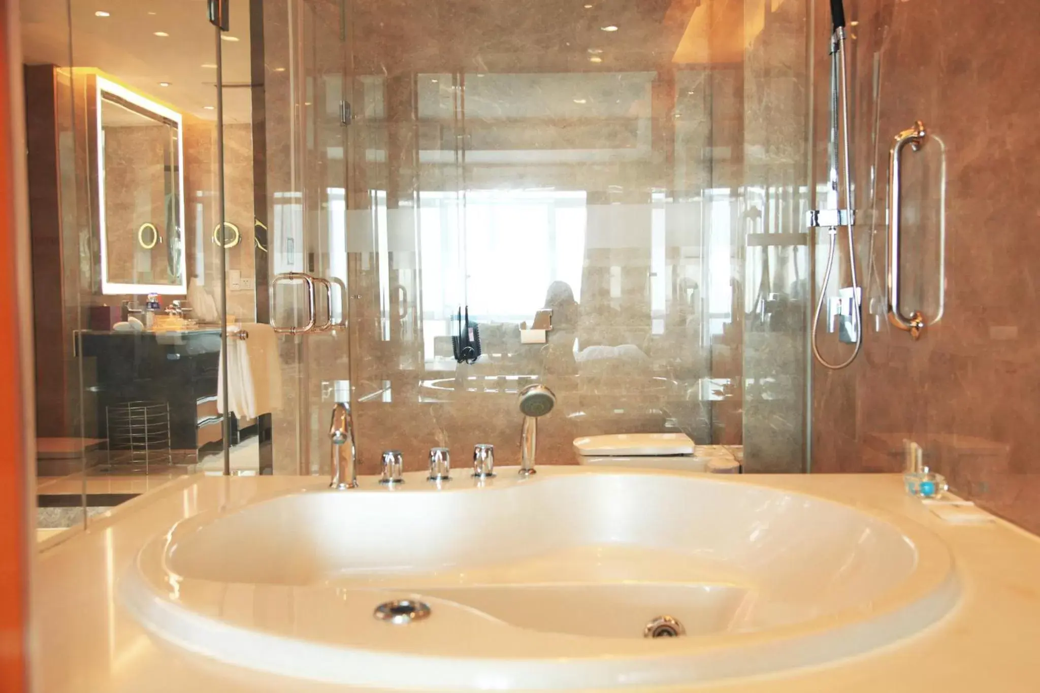 Bathroom in Crowne Plaza Yangzhou, an IHG Hotel