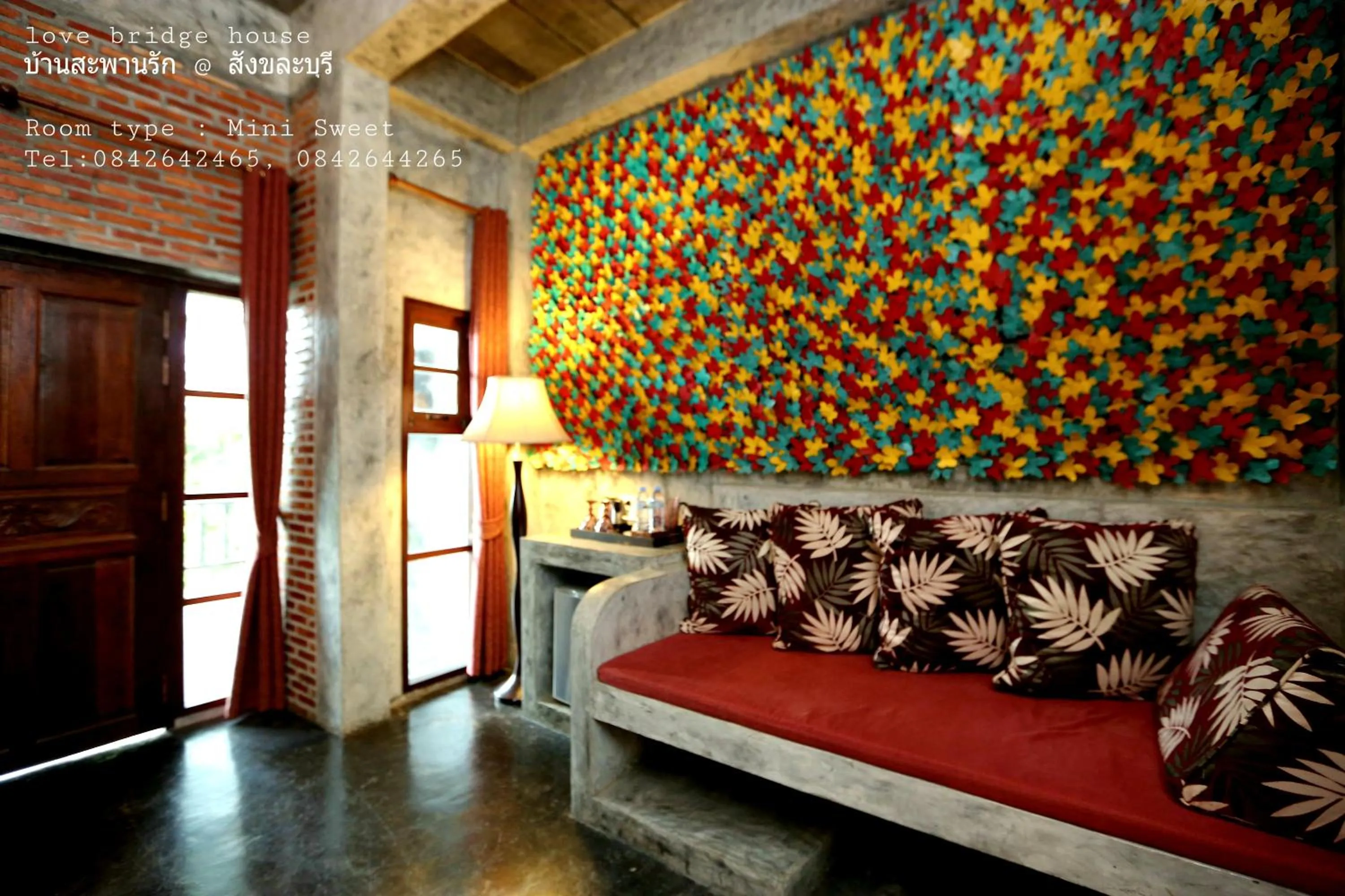 Bed in Love Bridge House บ้านสะพานรัก