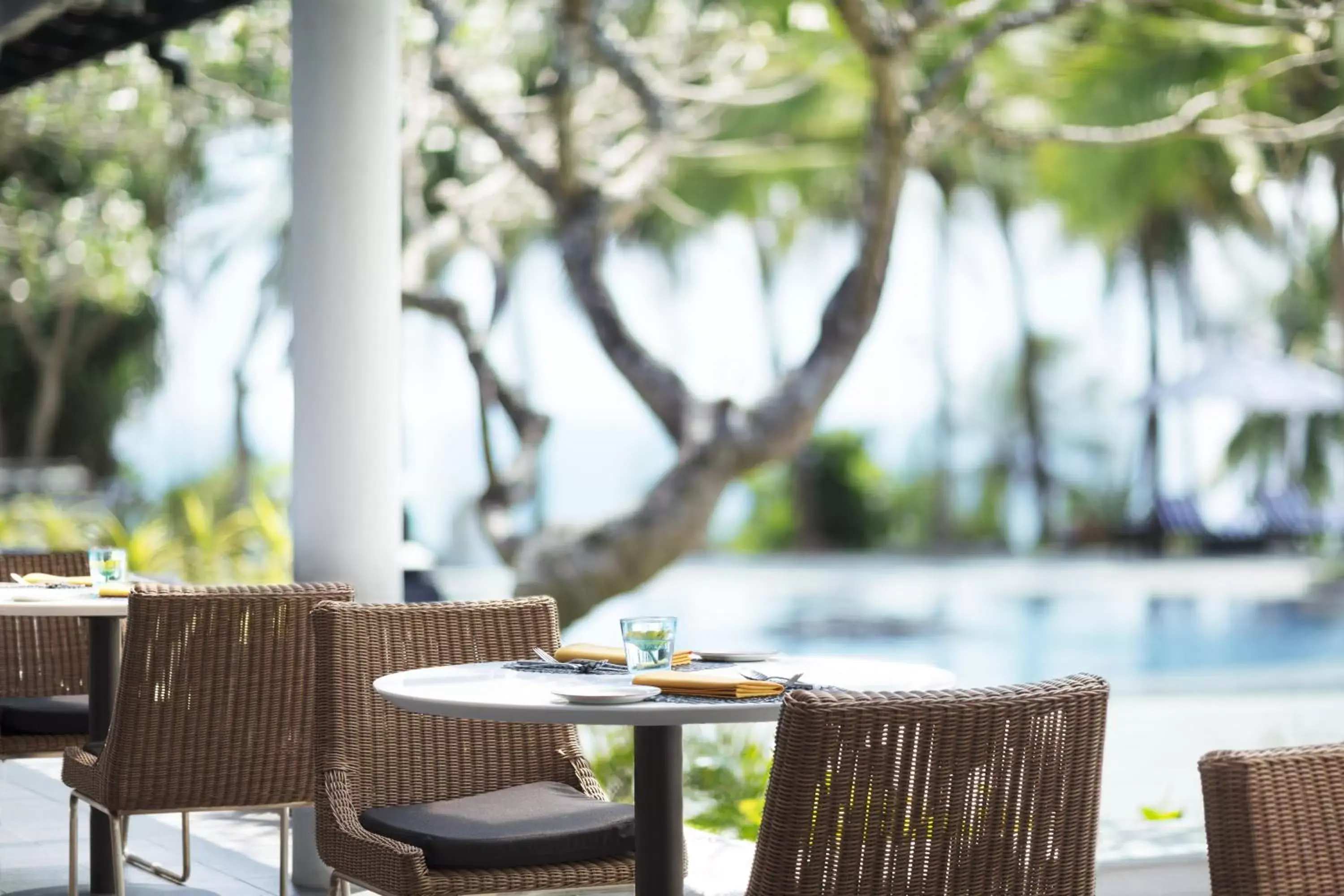 Balcony/Terrace, Restaurant/Places to Eat in Taj Bentota Resort & Spa