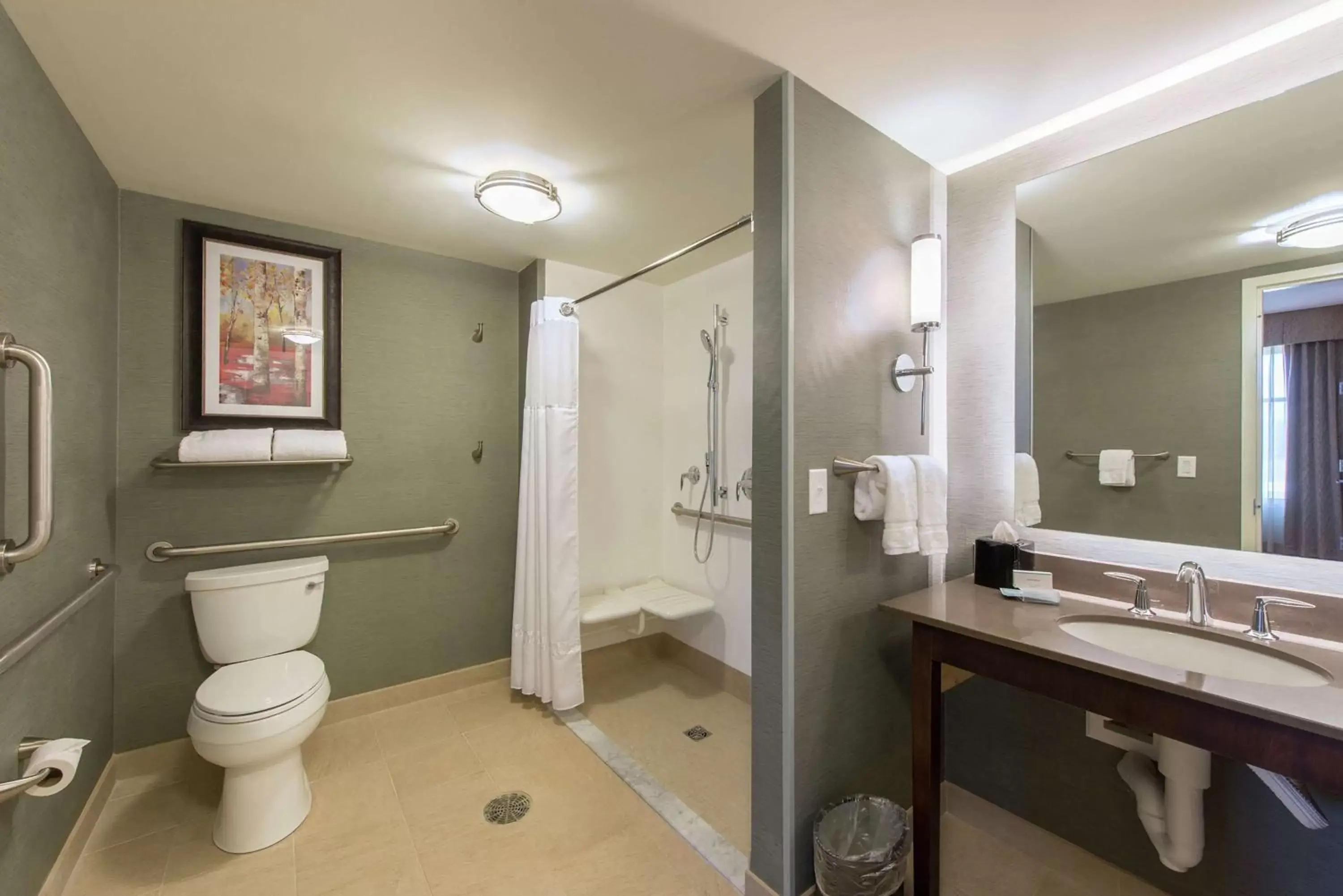 Bathroom in Homewood Suites by Hilton Boston Marlborough