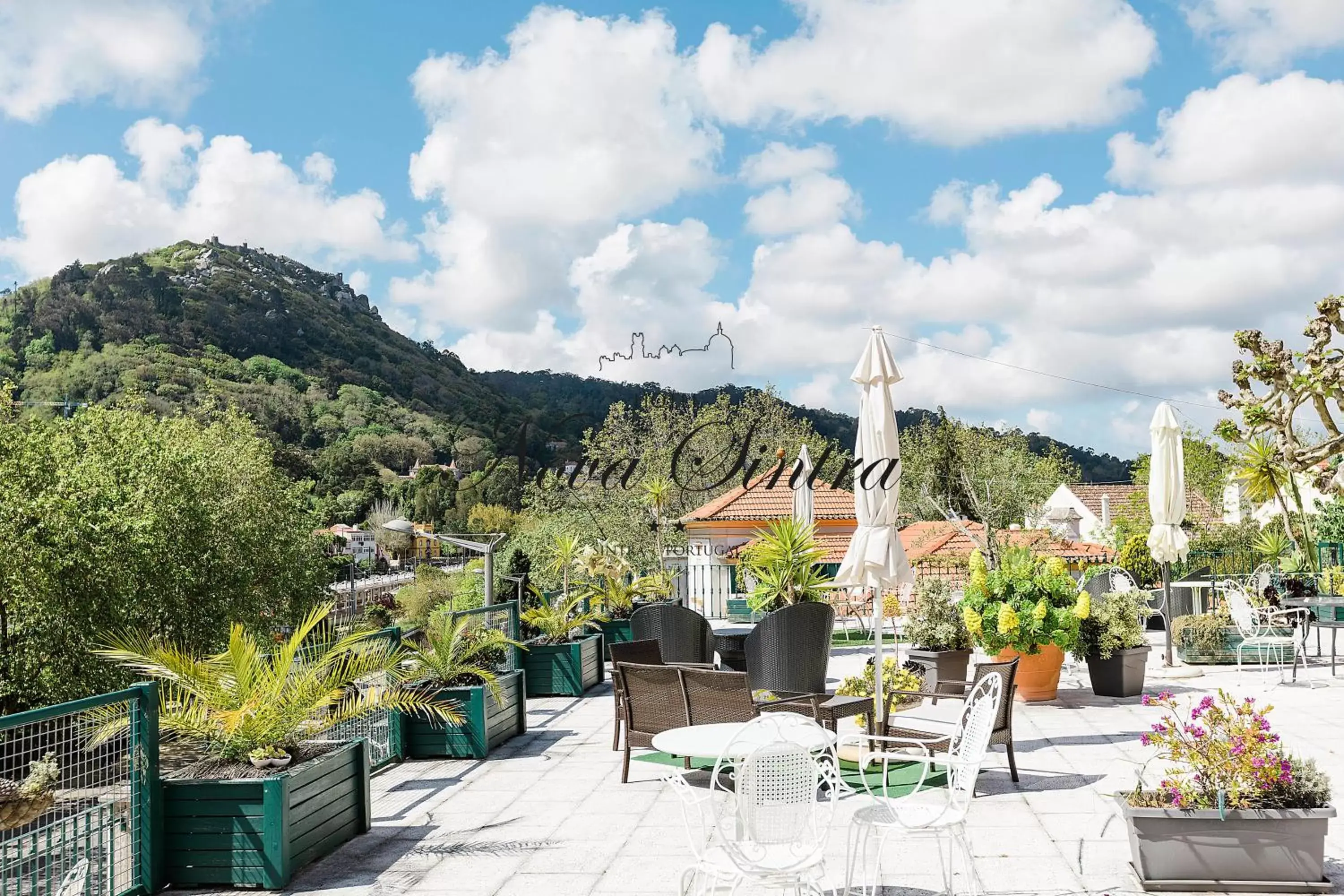Garden, Restaurant/Places to Eat in Hotel Nova Sintra