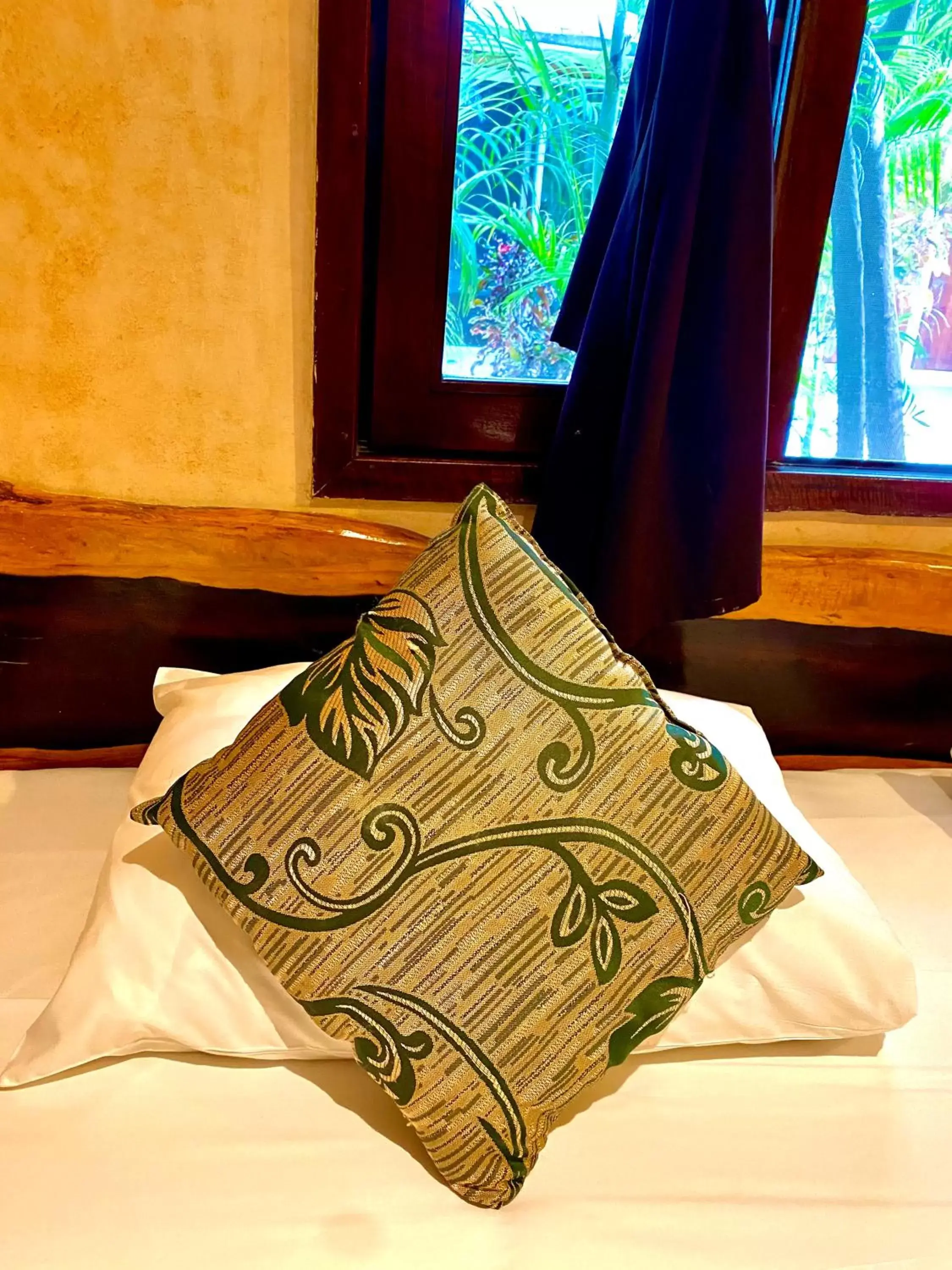 Decorative detail, Bed in Pacha Tulum Boutique Hotel