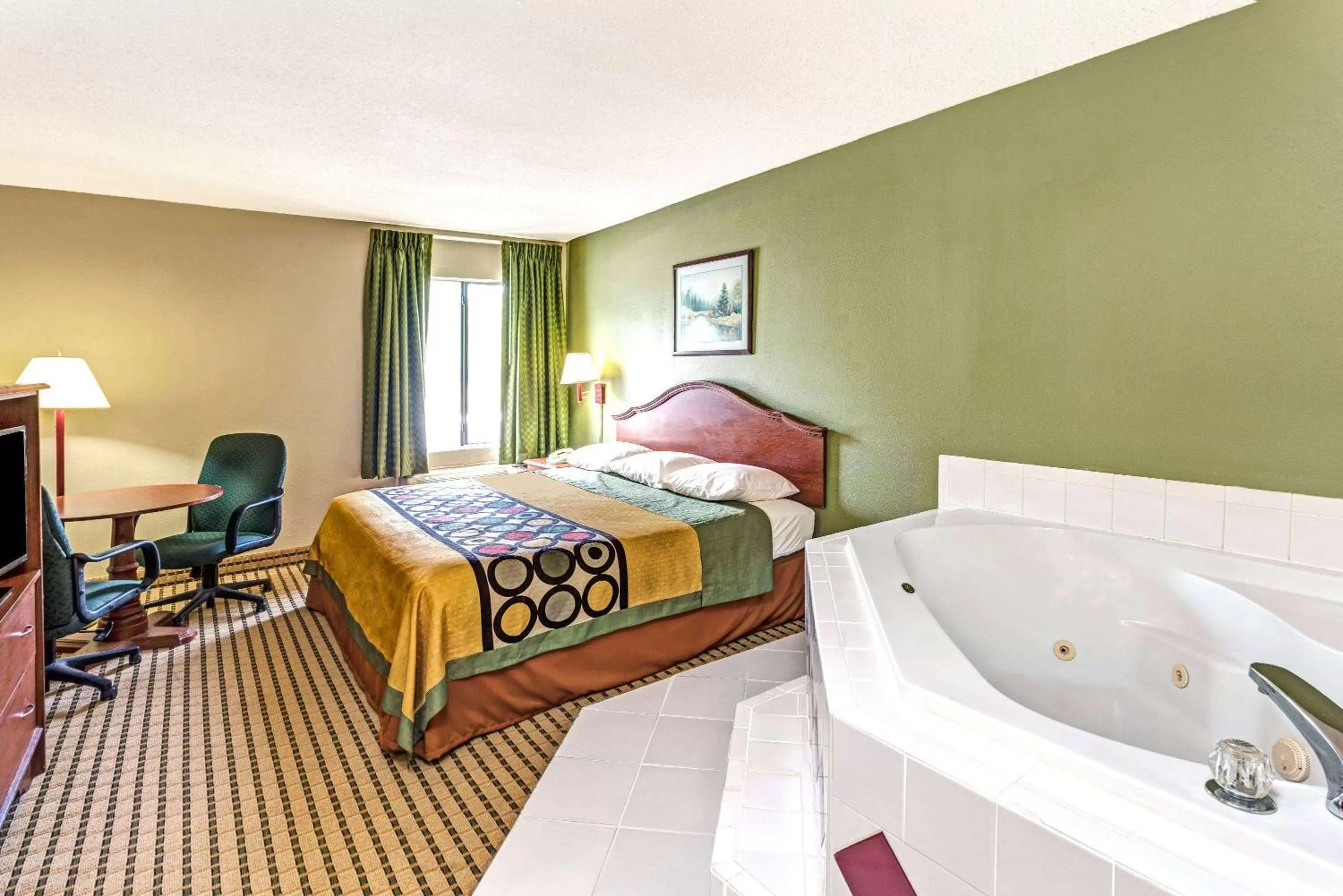 Bed in Super 8 by Wyndham Dawsonville