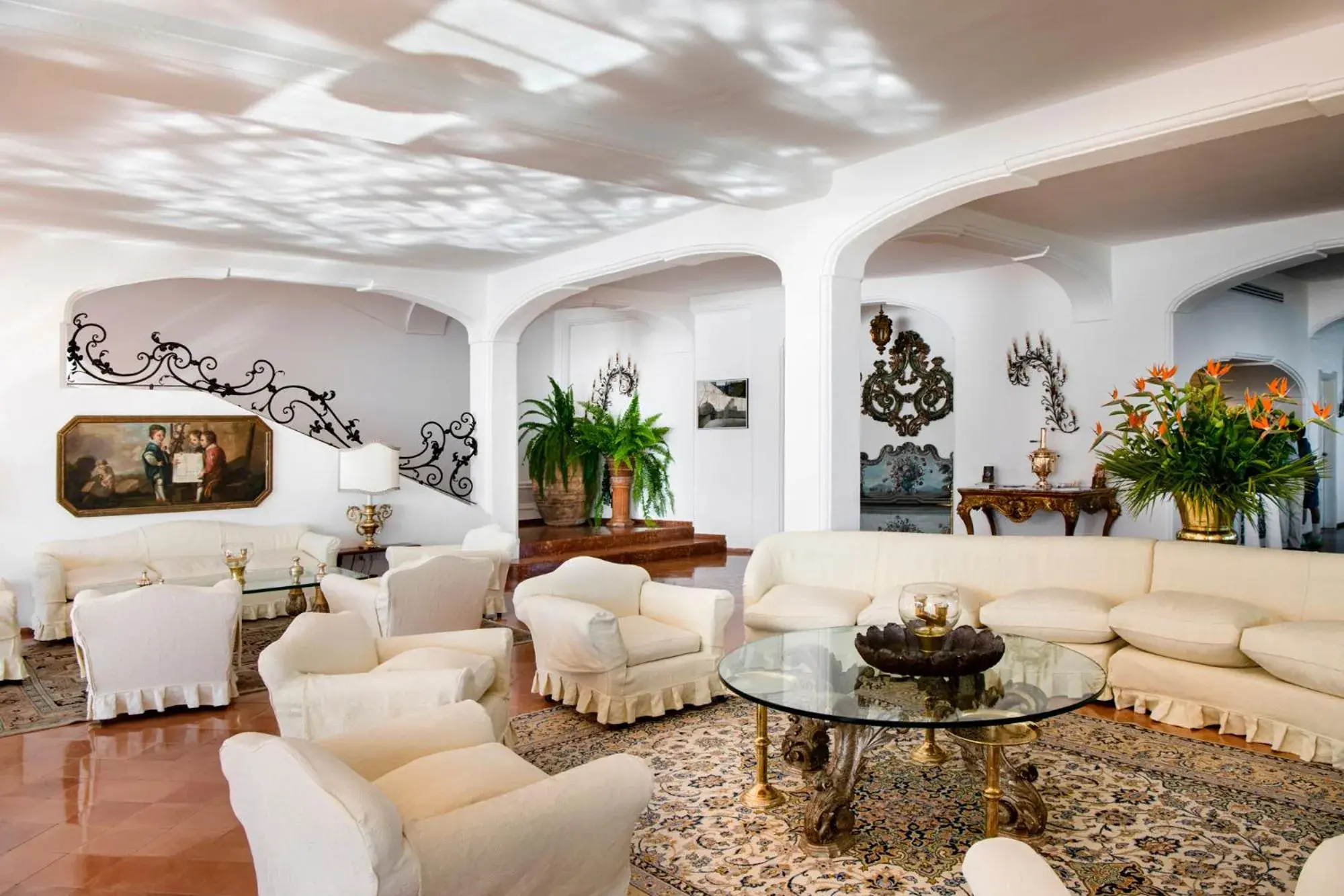 Communal lounge/ TV room, Lobby/Reception in Il San Pietro di Positano