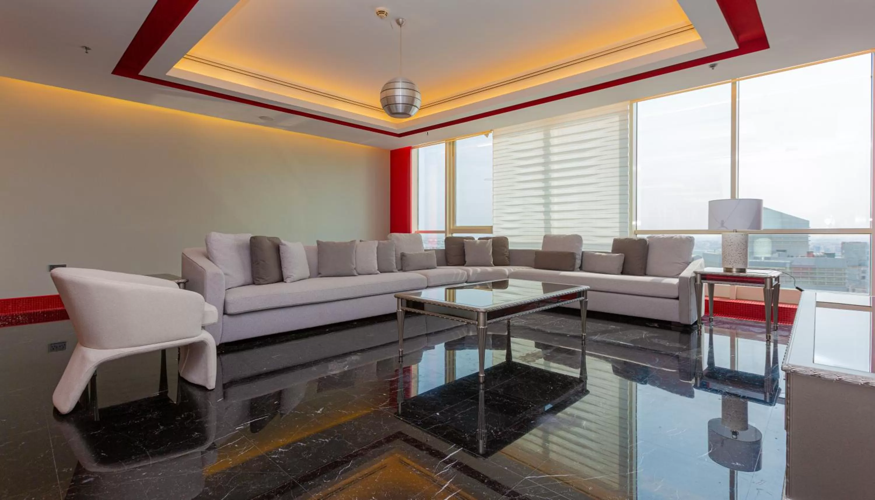 Living room in Ezdan Hotel West Bay
