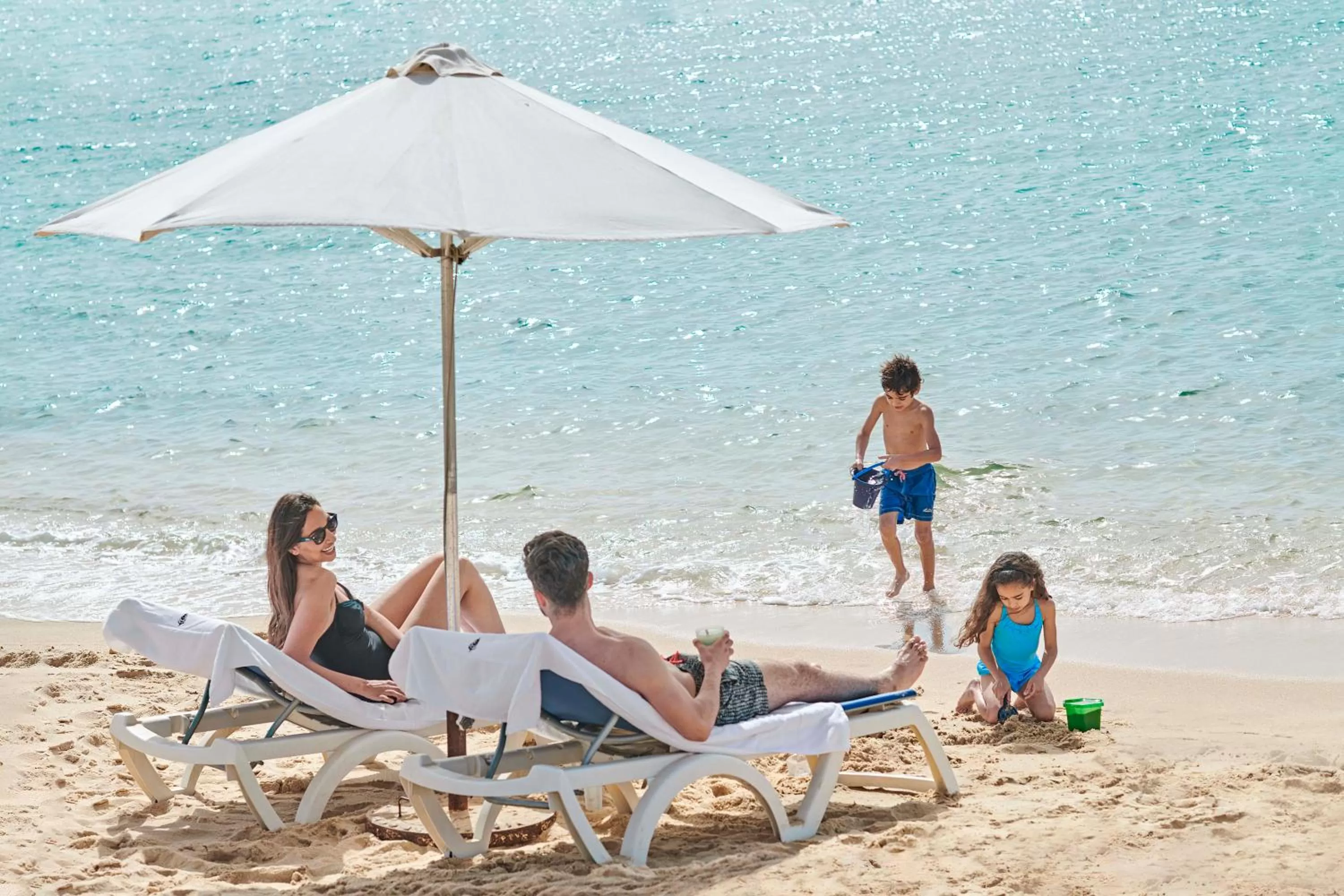 Beach in Four Seasons Hotel Alexandria At San Stefano