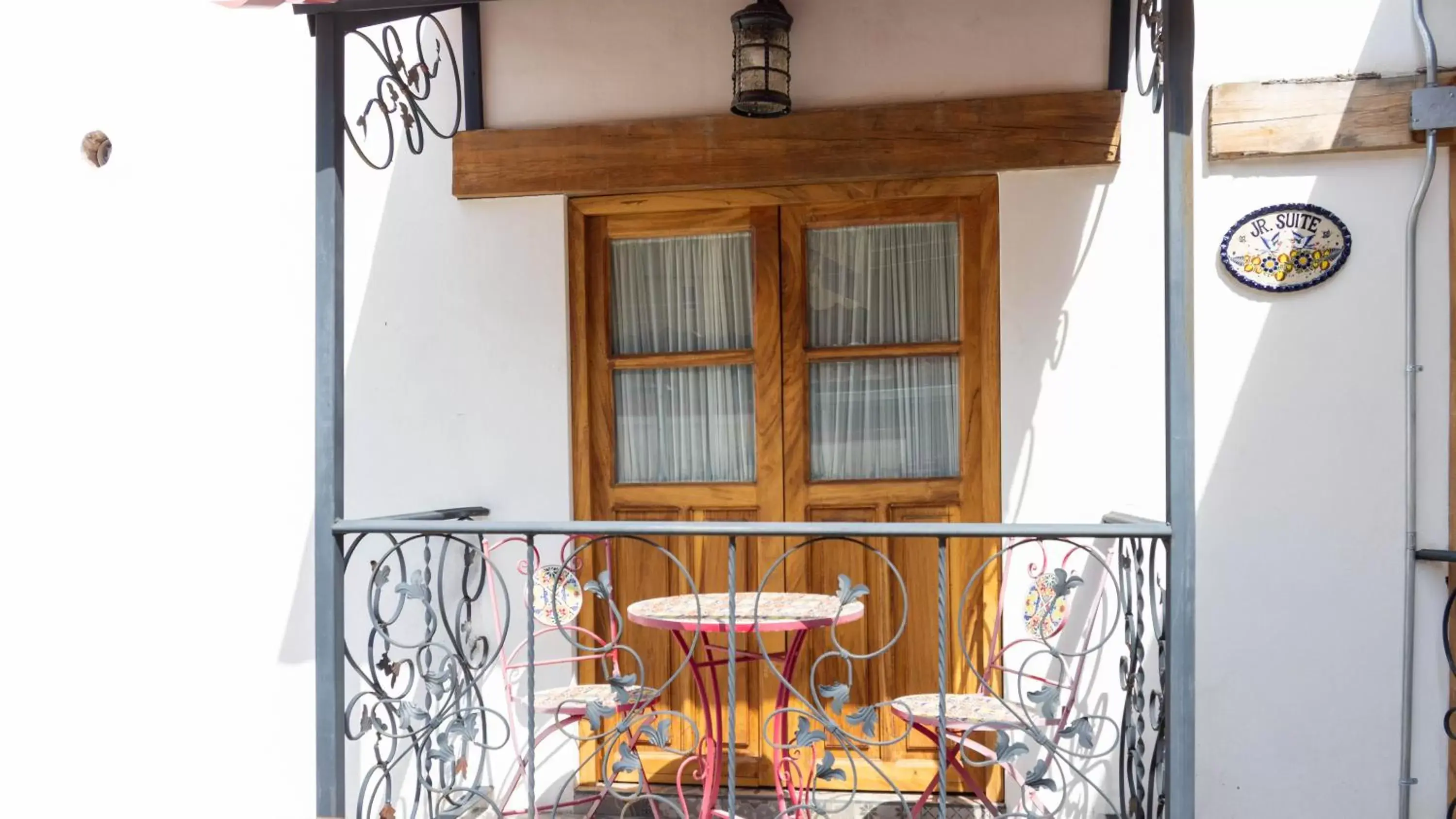 Decorative detail, Balcony/Terrace in Hotel Casa Sangre de Cristo