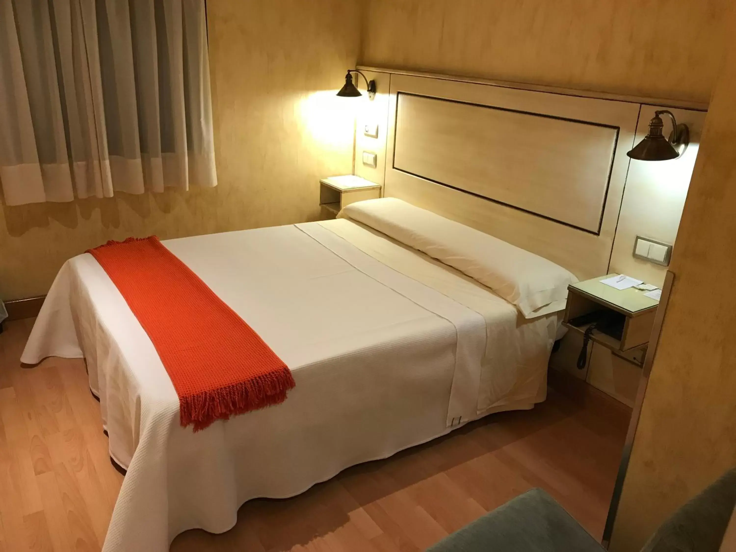 Bed in Hotel Castillo de Javier Bed in Hotel Castillo de Javier