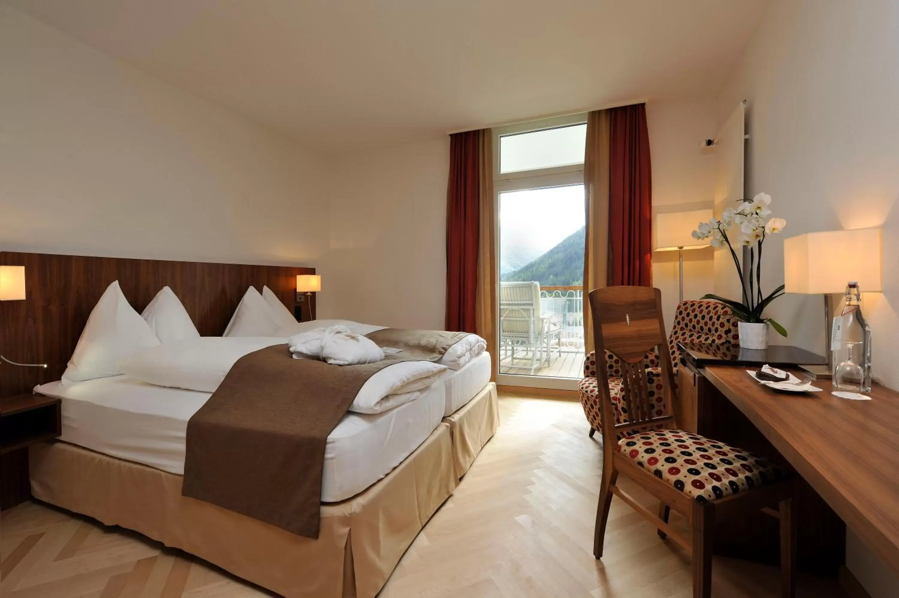 Bed in Waldhotel & SPA Davos - for body & soul