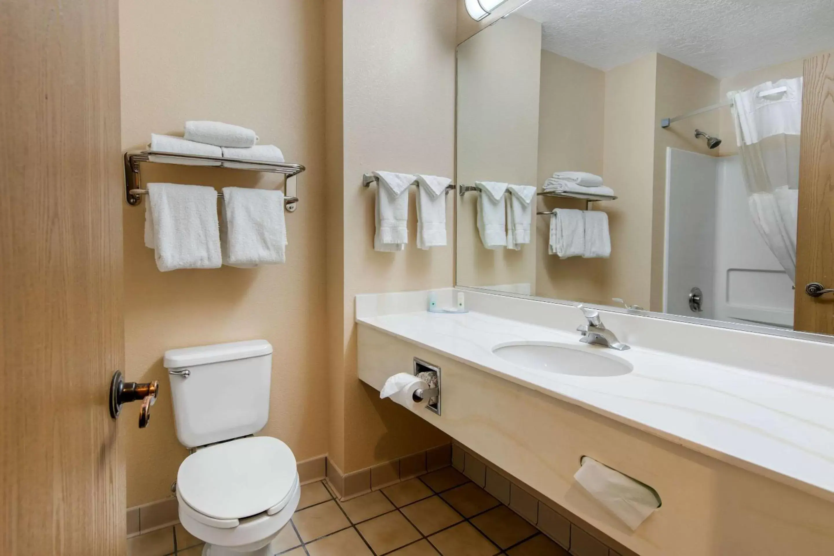 Photo of the whole room, Bathroom in Quality Inn & Suites Albuquerque North near Balloon Fiesta Park