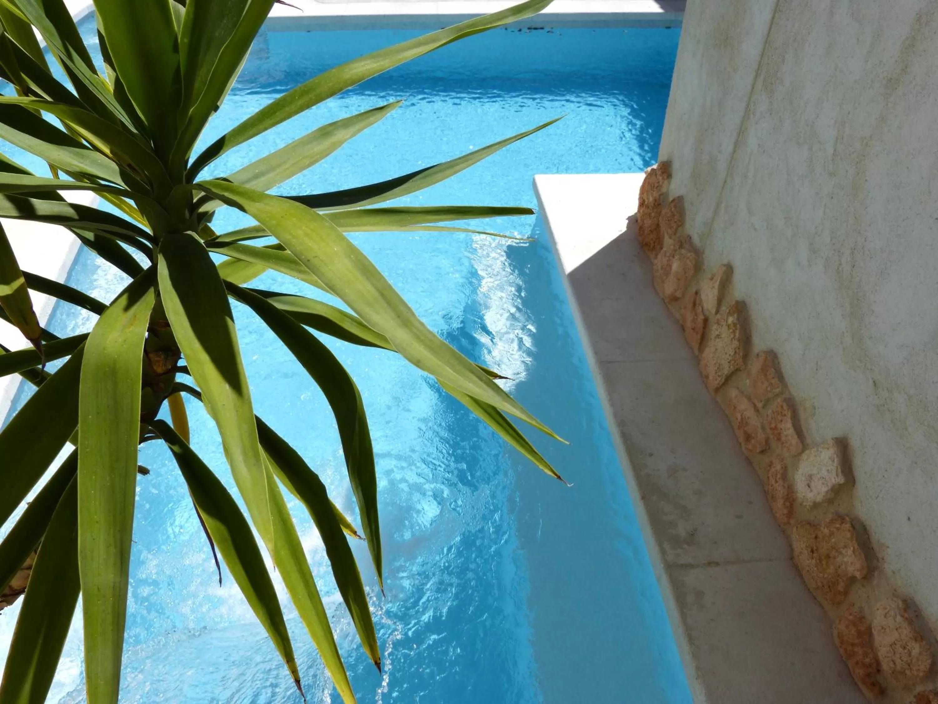 Patio, Swimming Pool in Hotel Rural Sisapo